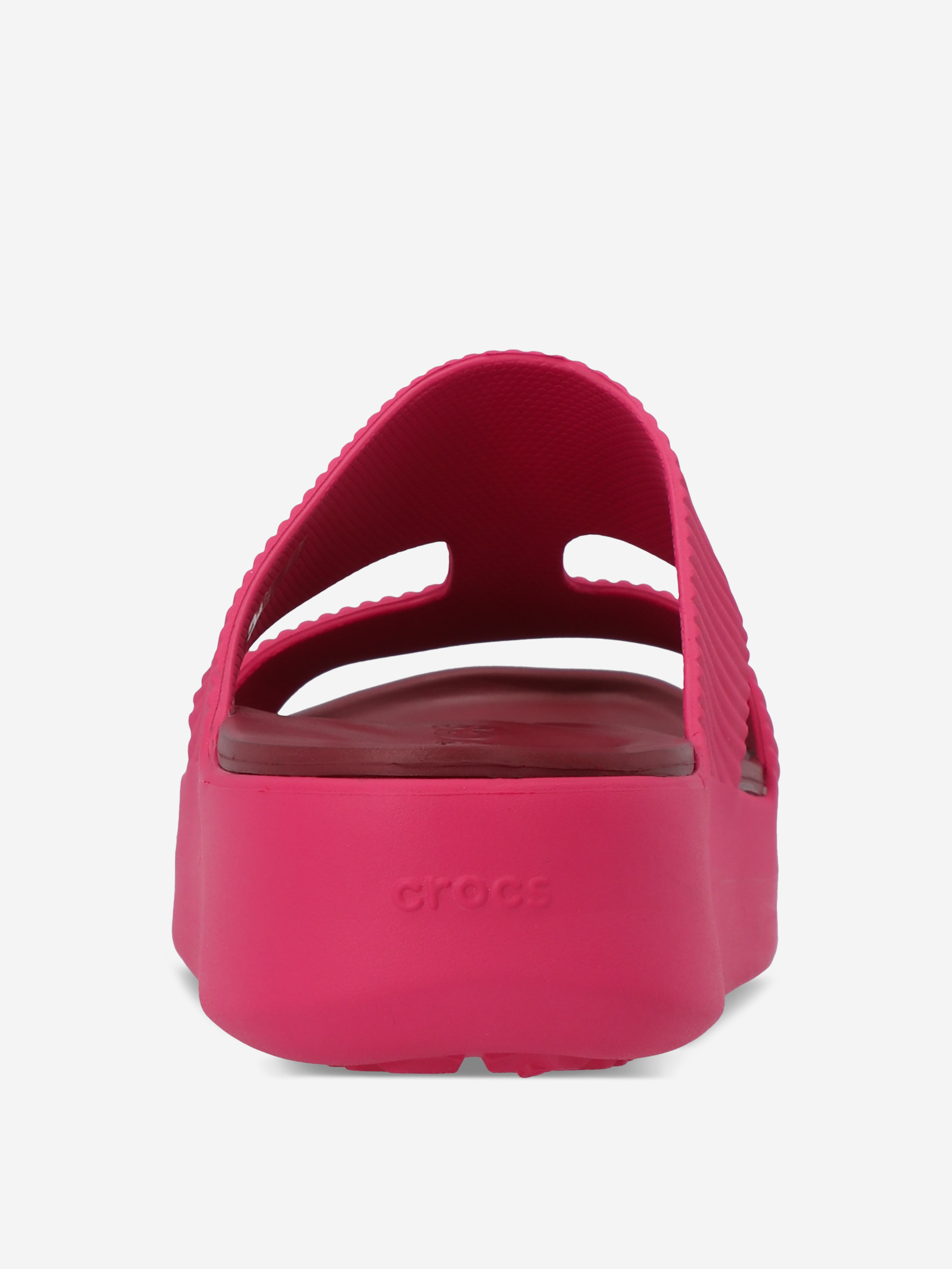 фото Шлепанцы женские crocs getaway groove platform hstrap, розовый