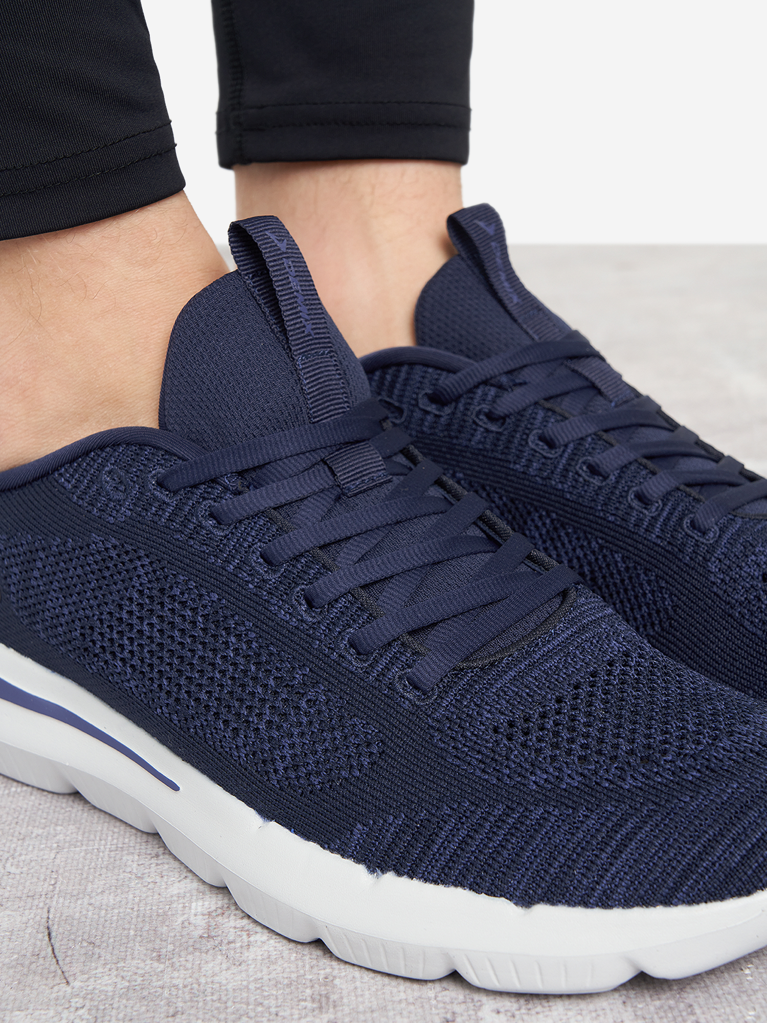 фото Кроссовки мужские demix burn knit, синий