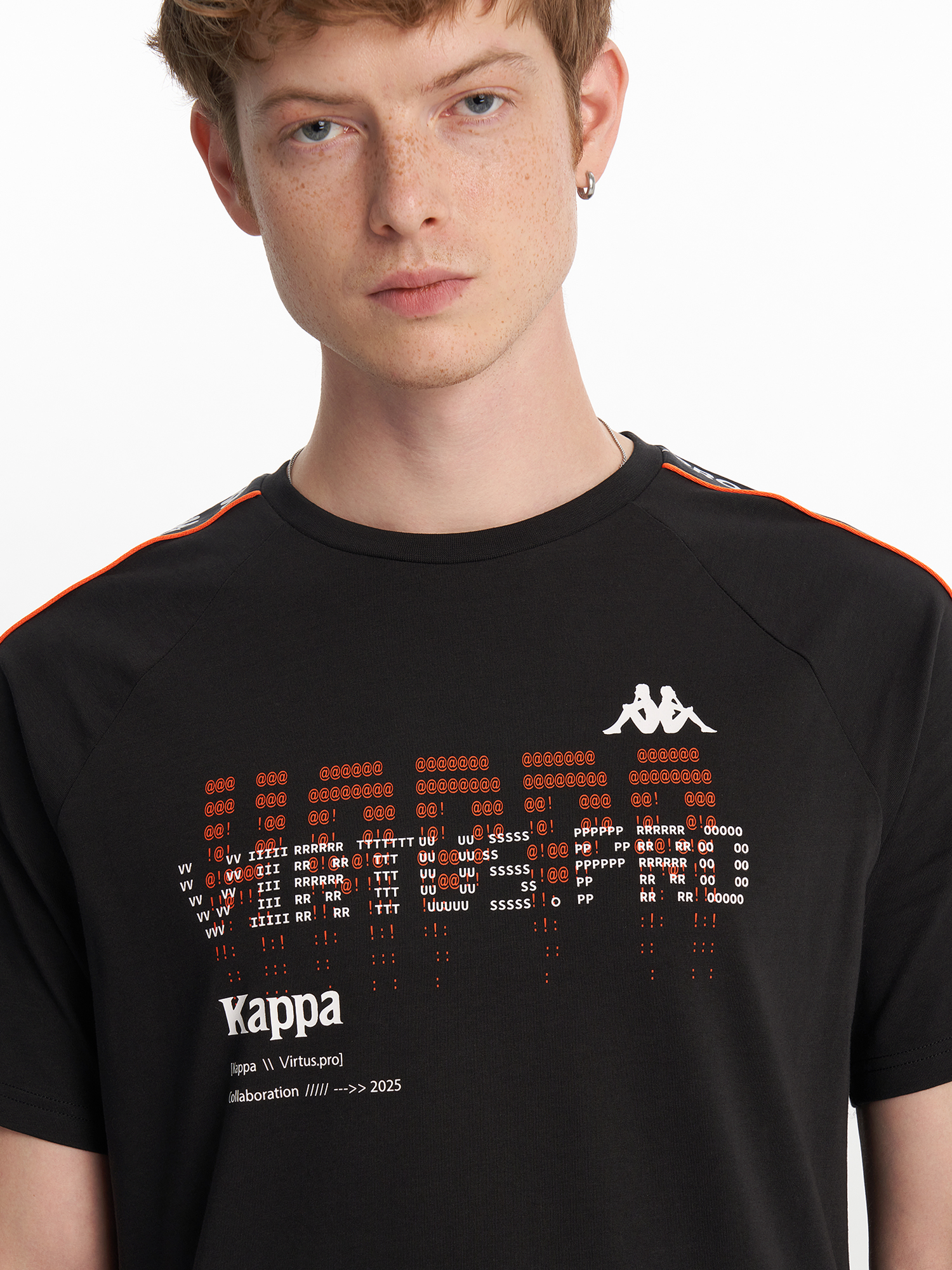 фото Футболка kappa x virtus.pro, черный