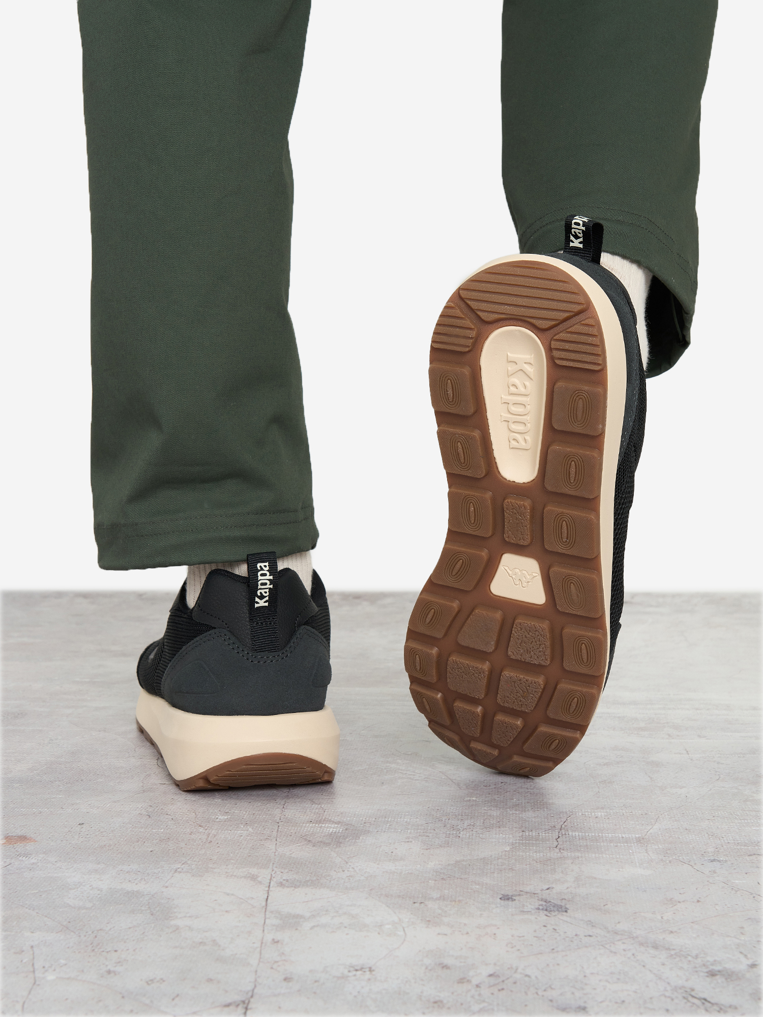фото Кроссовки мужские kappa authentic run txt, черный