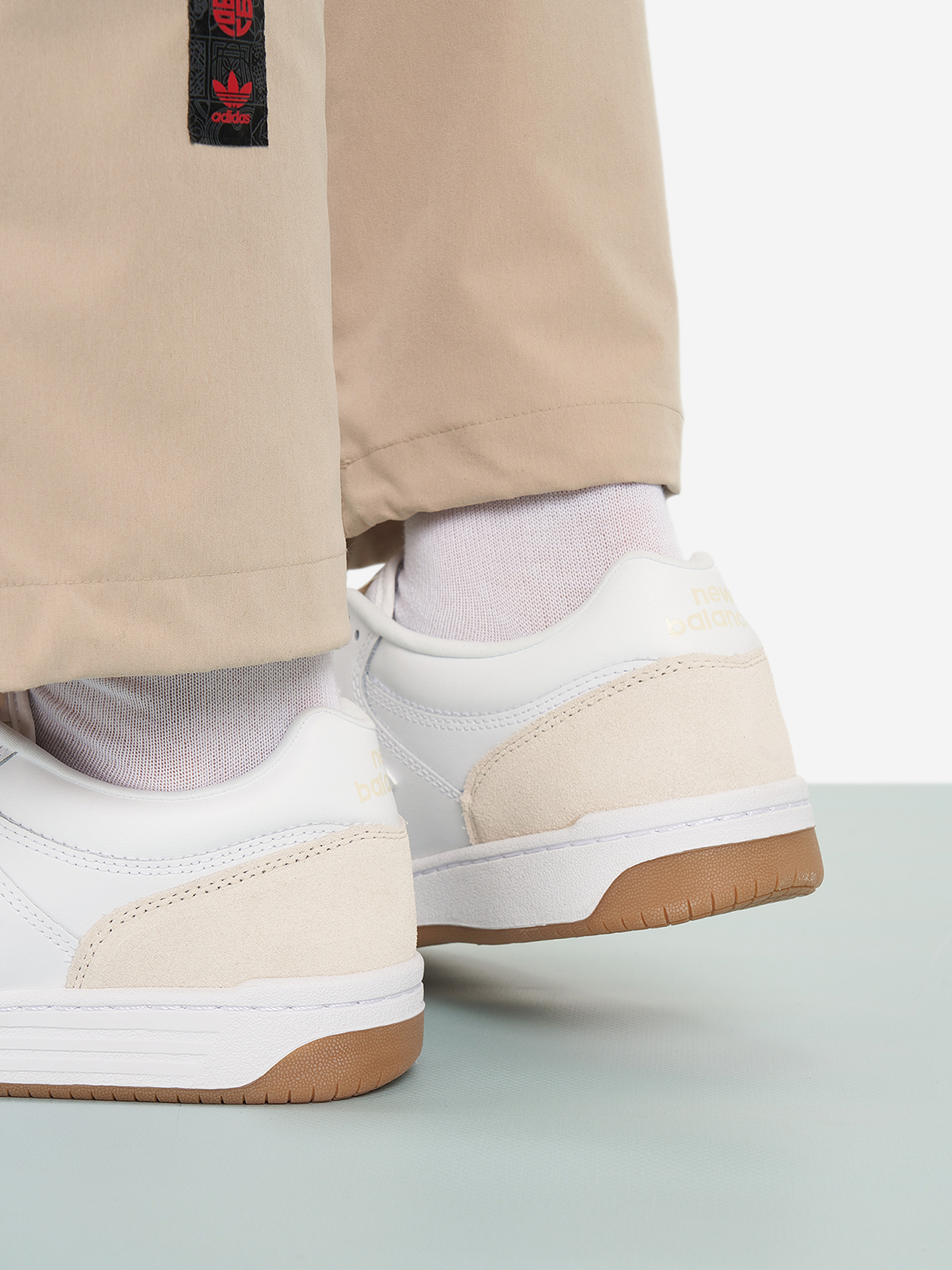 фото Кеды мужские new balance bb480, белый