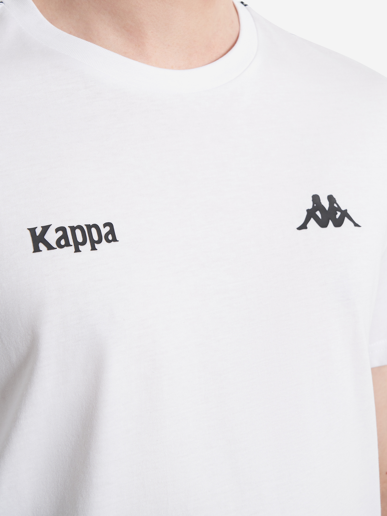 фото Футболка мужская kappa banda d’origini, белый