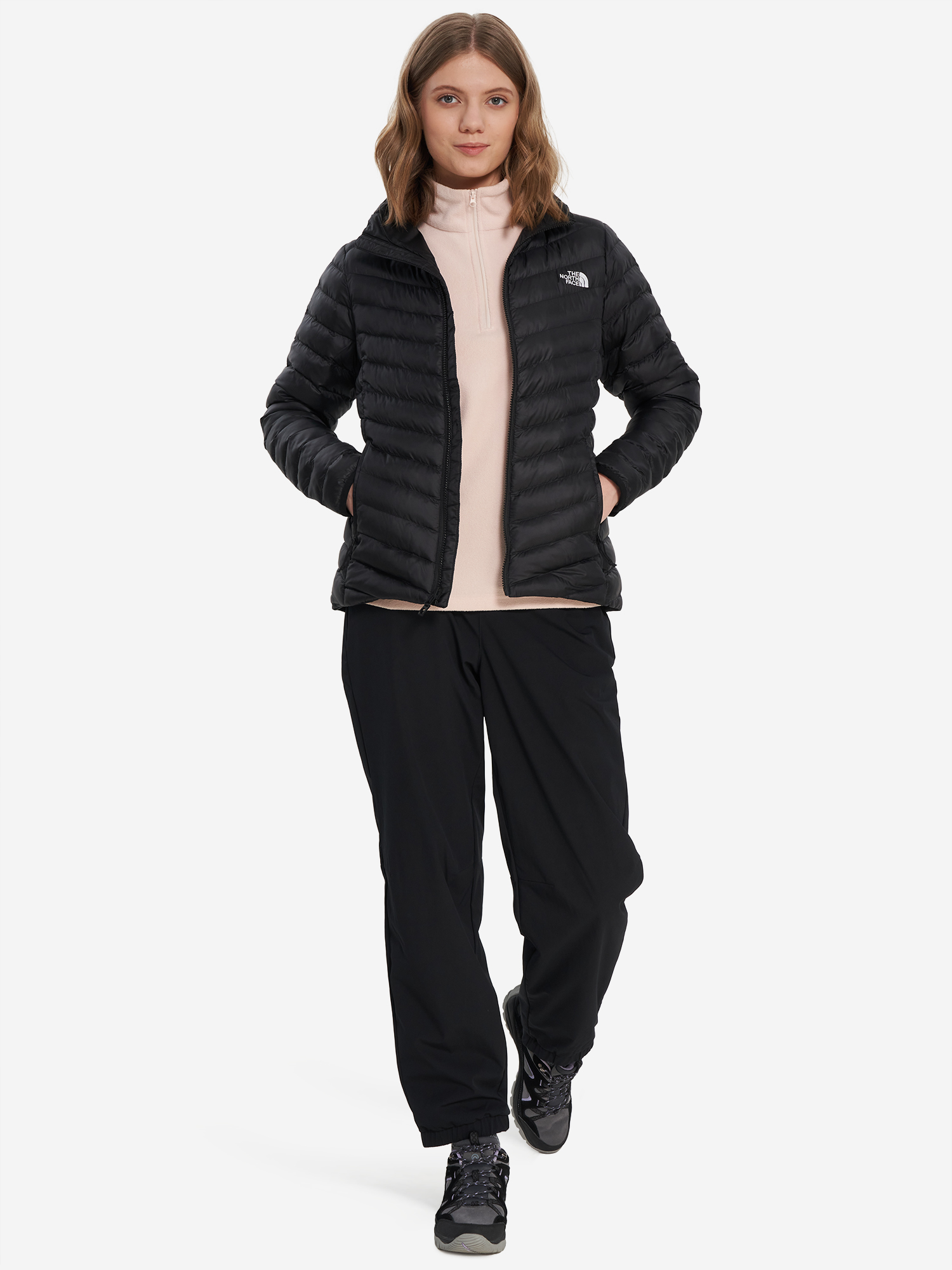 фото Куртка утепленная женская the north face huila synth, черный