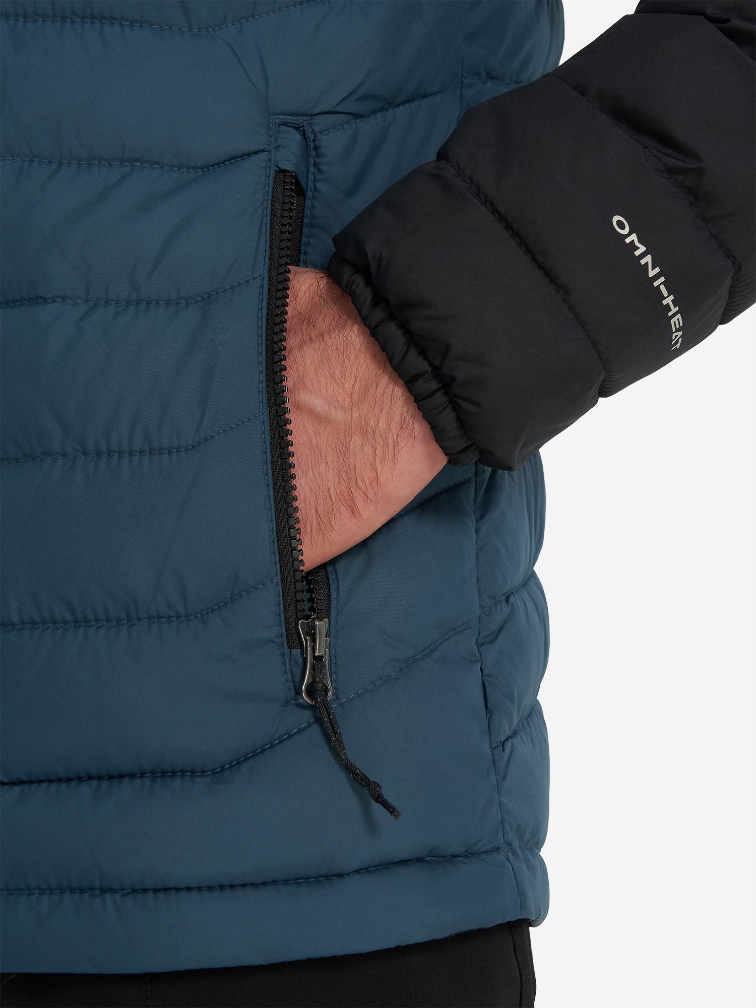 фото Куртка утепленная мужская columbia powder lite ii hooded jacket, черный