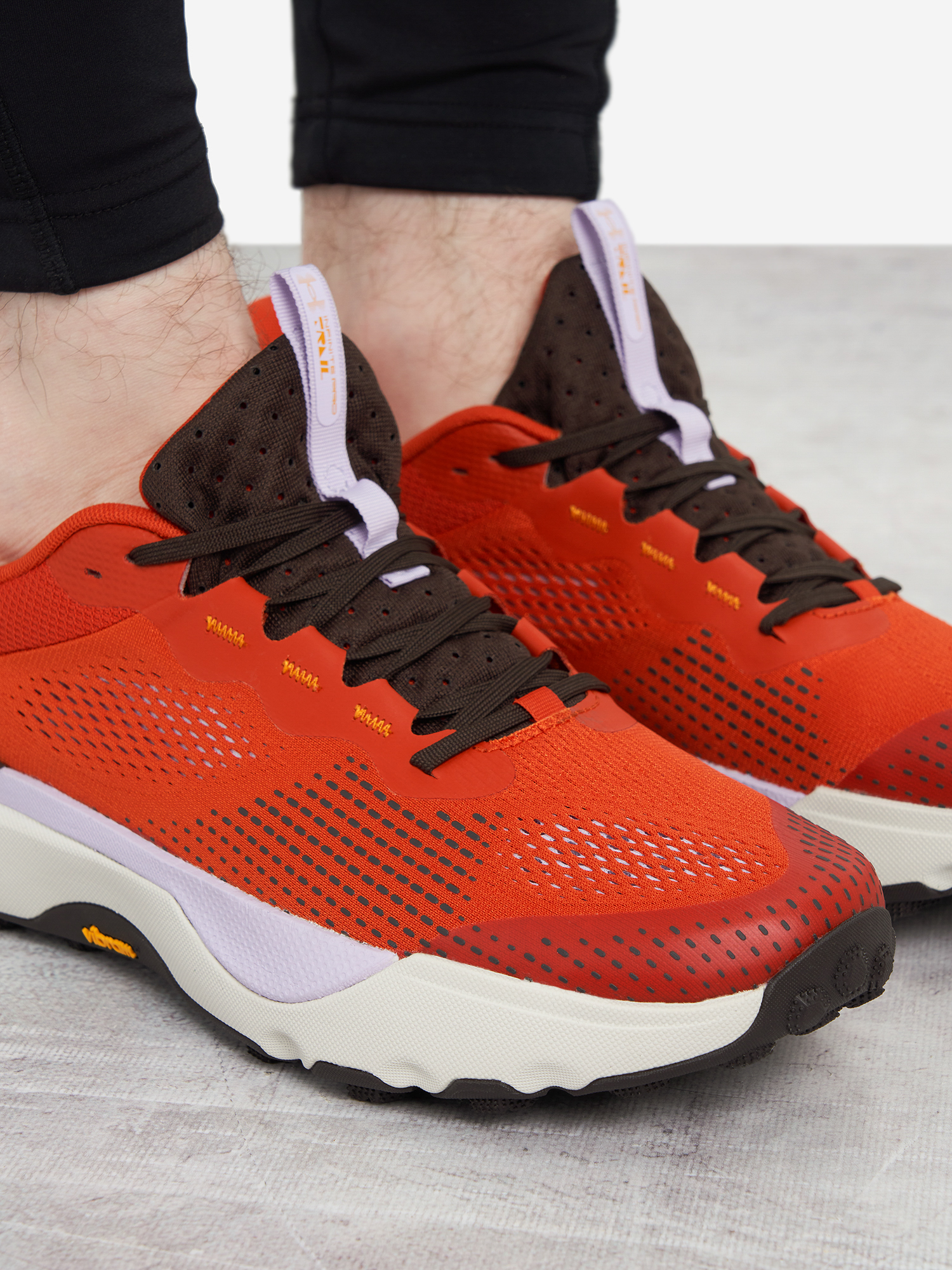 фото Кроссовки мужские under armour infinite pro trail, оранжевый