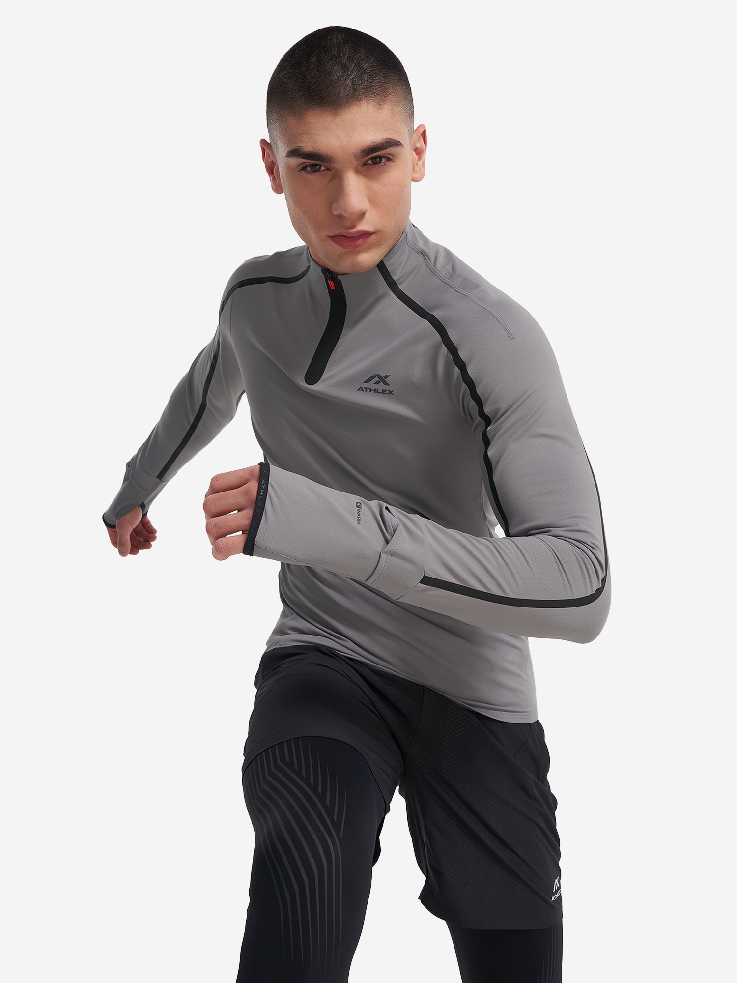 фото Толстовка мужская athlex, серый