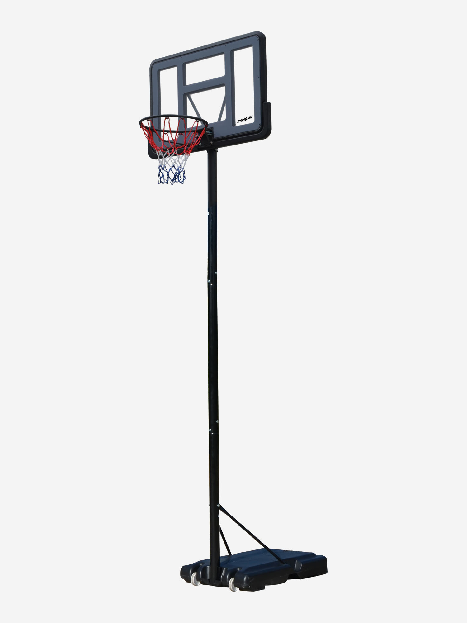 Мобильная баскетбольная стойка Proxima 44", поликарбонат, арт. S003-21A, Черный
Мобильная баскетбольная стойка Proxima 44", поликарбонат, арт. S003-21A, Черный
