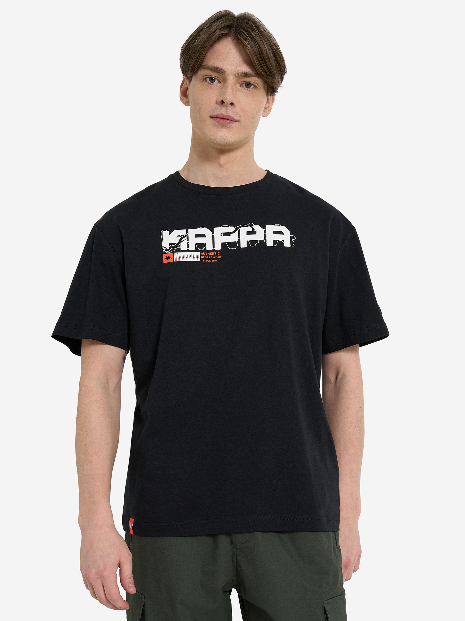фото Футболка мужская kappa, черный