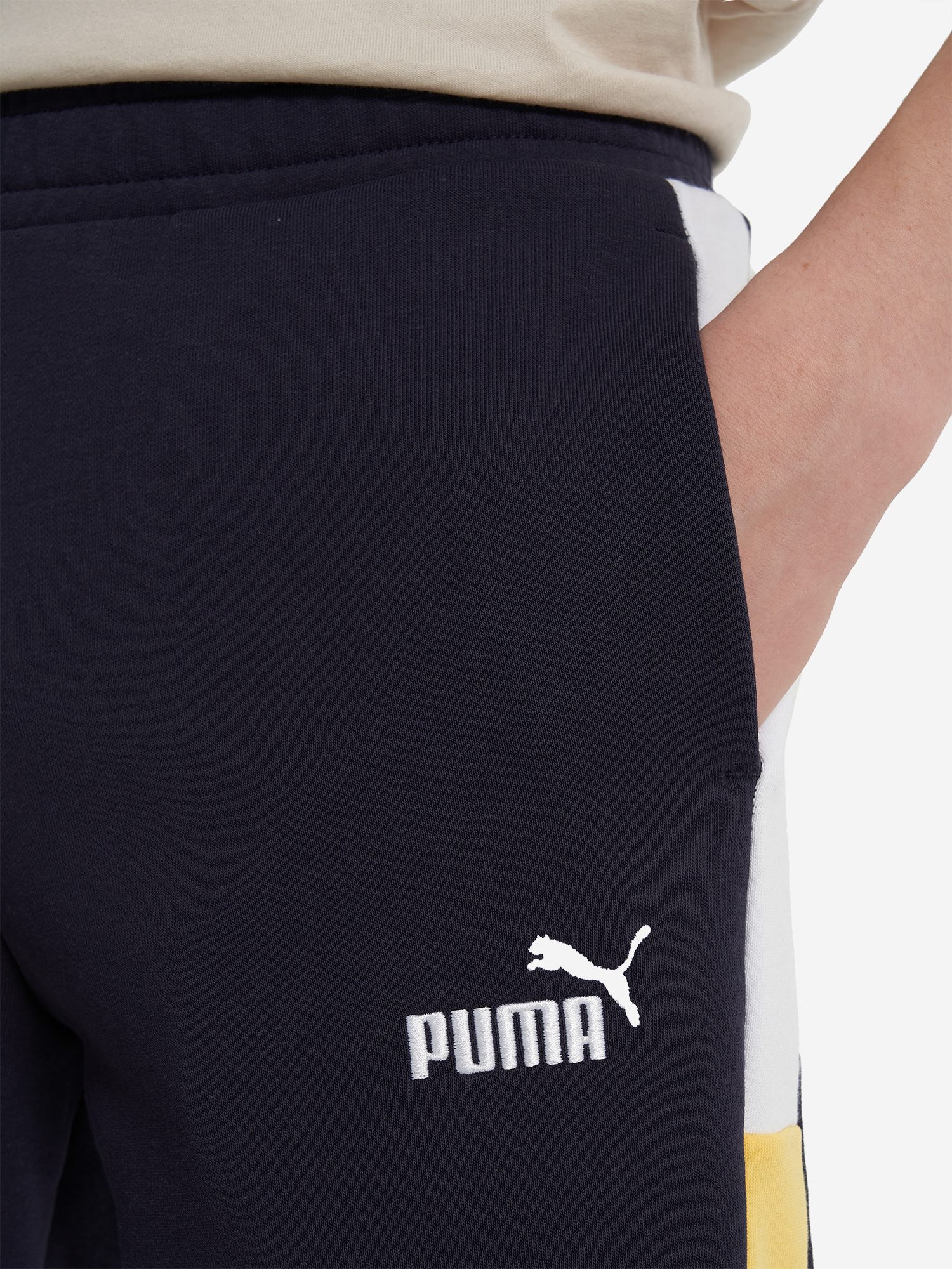 фото Брюки для мальчиков puma block, синий