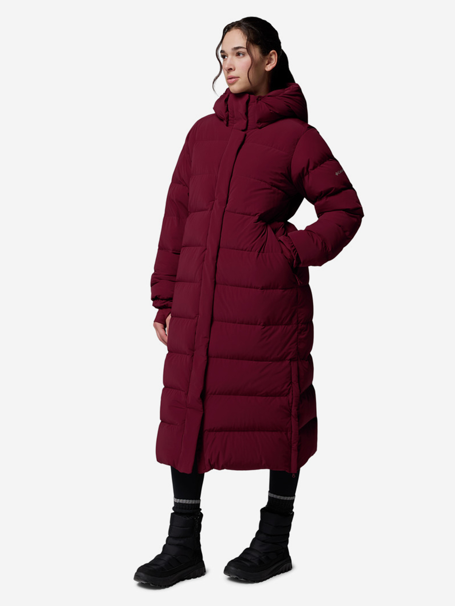 фото Пуховик женский columbia amaze puff, красный