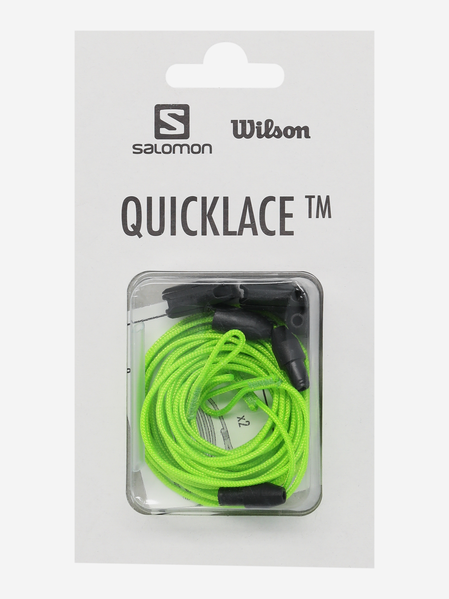 фото Шнурки salomon quicklace kit, зеленый