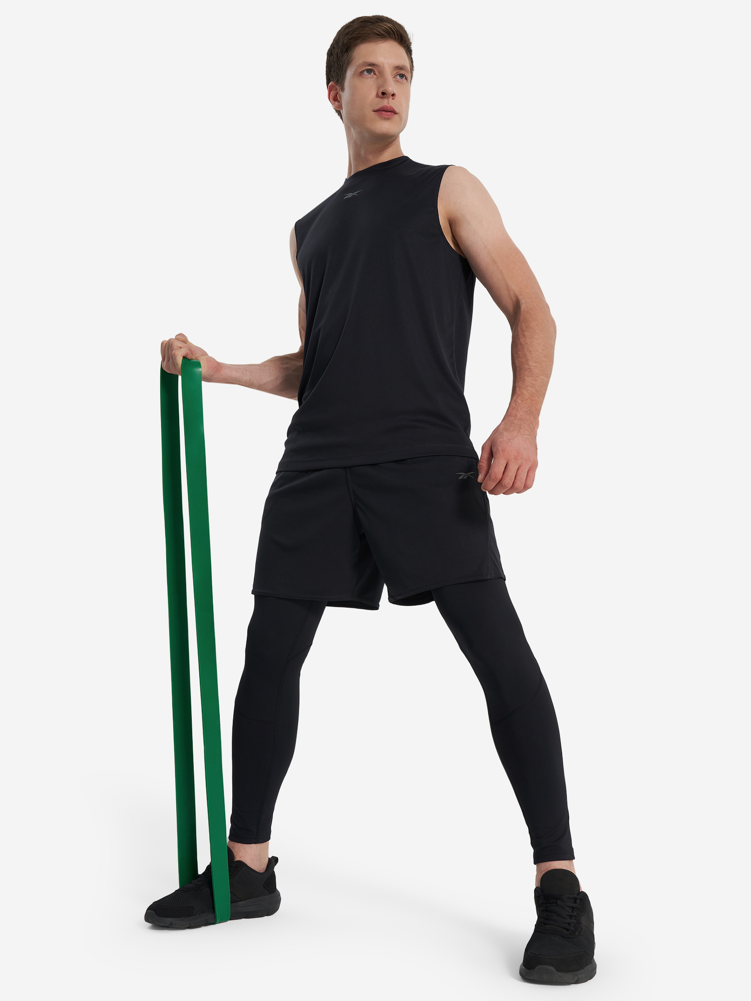 фото Шорты мужские reebok id train, черный