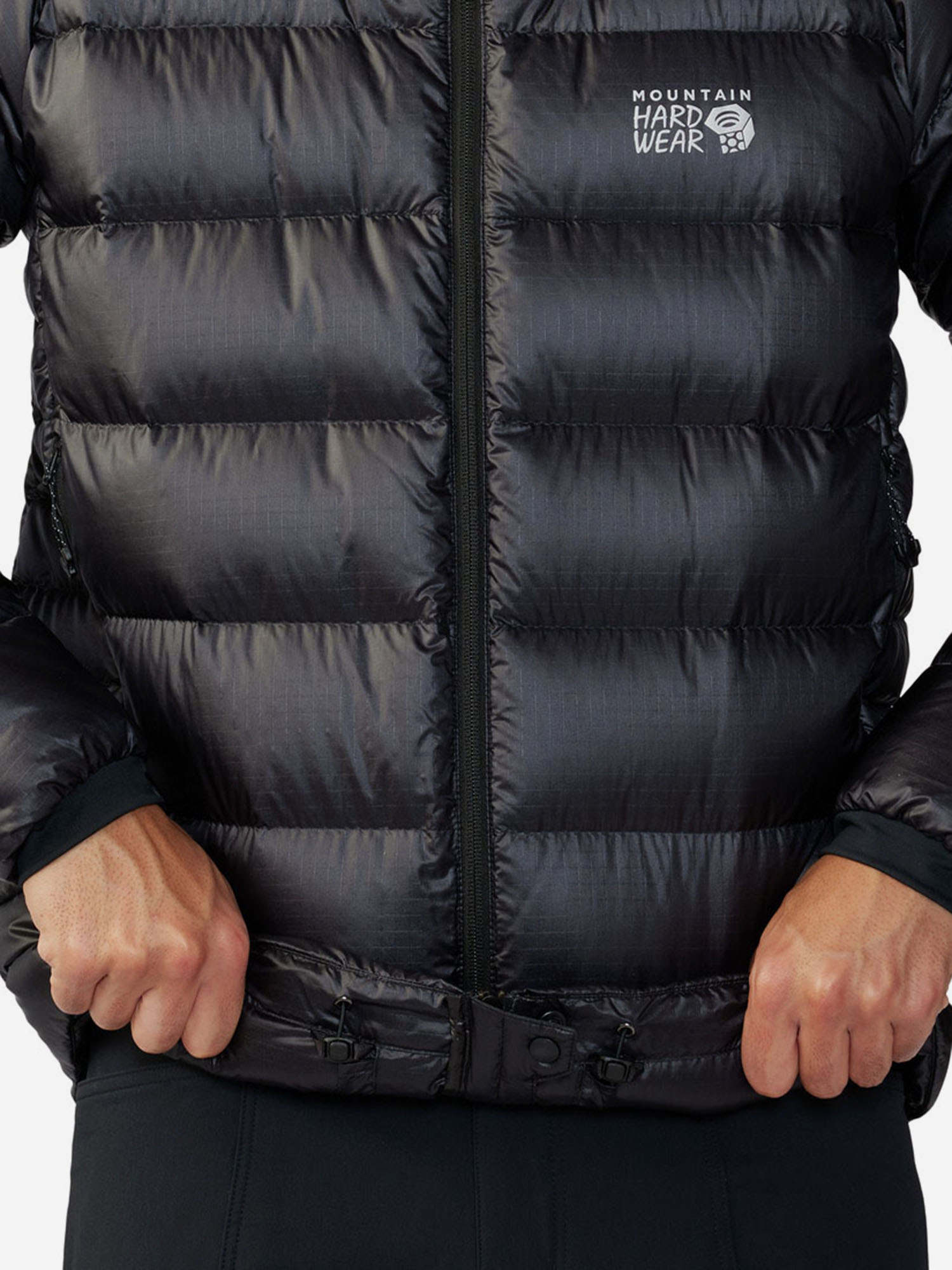 фото Пуховик мужской mountain hardwear phantom alpine, черный