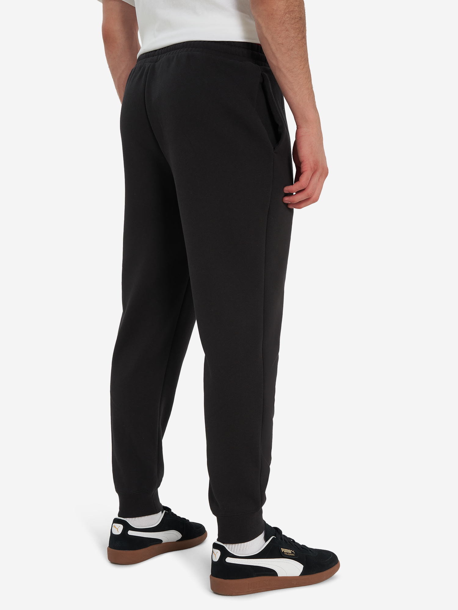 фото Брюки мужские puma ess logo lab execution, черный