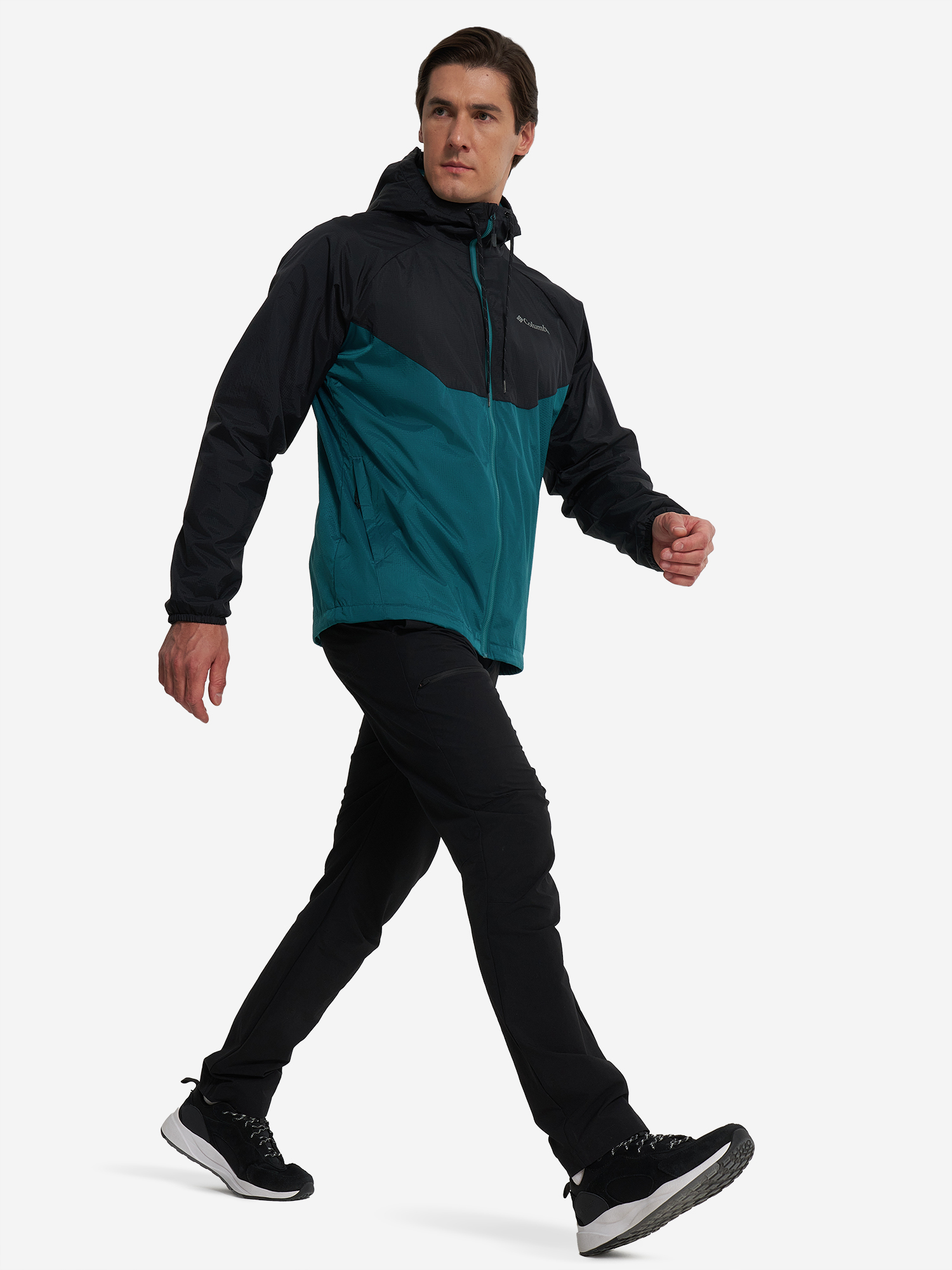 фото Ветровка мужская columbia spire heights iv jacket, голубой