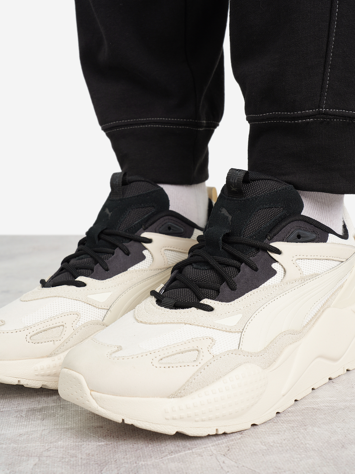фото Кроссовки мужские puma rs-x efekt prm, бежевый