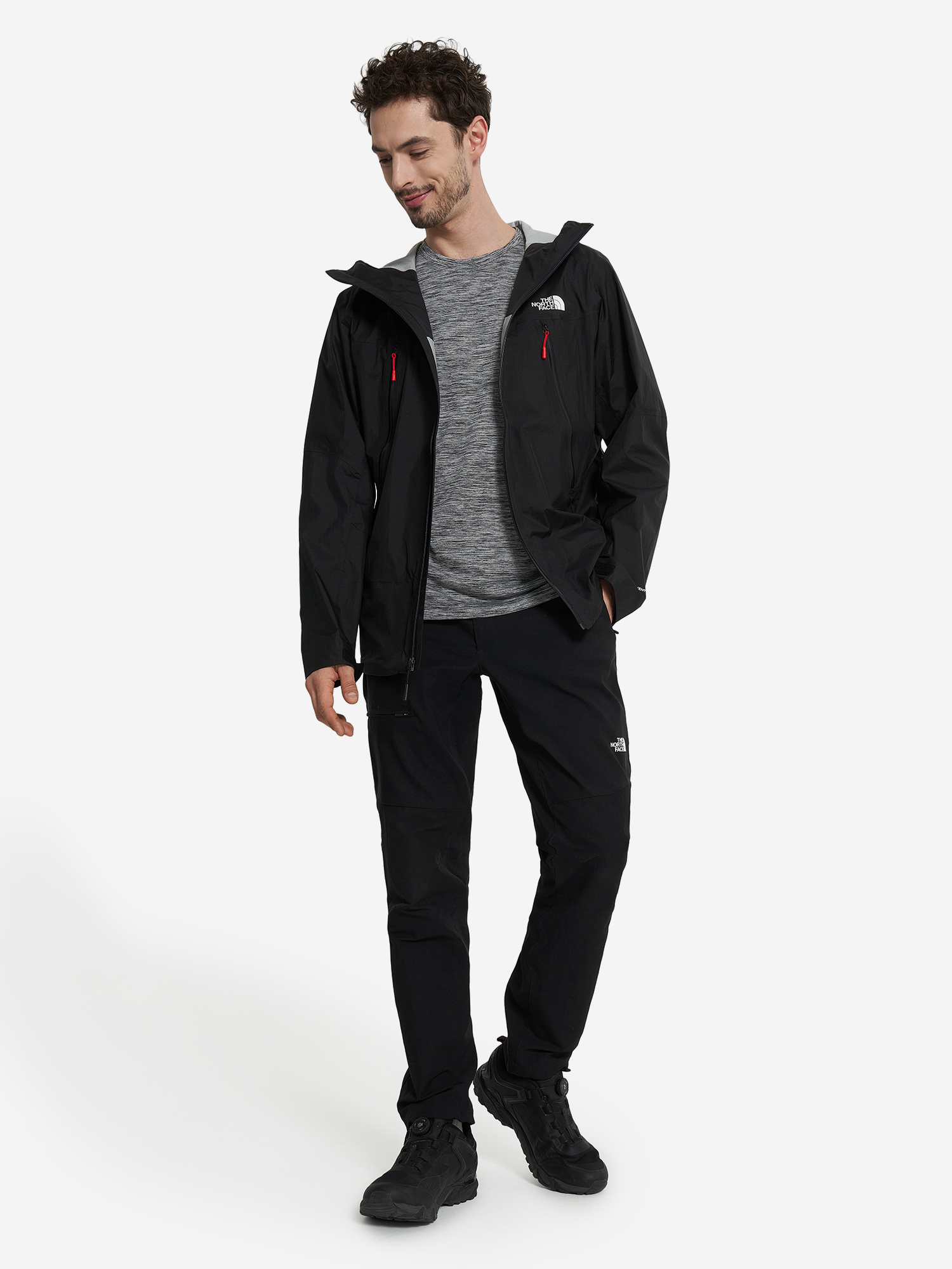 фото Куртка мембранная мужская the north face signal 2.5 l dryvent, черный