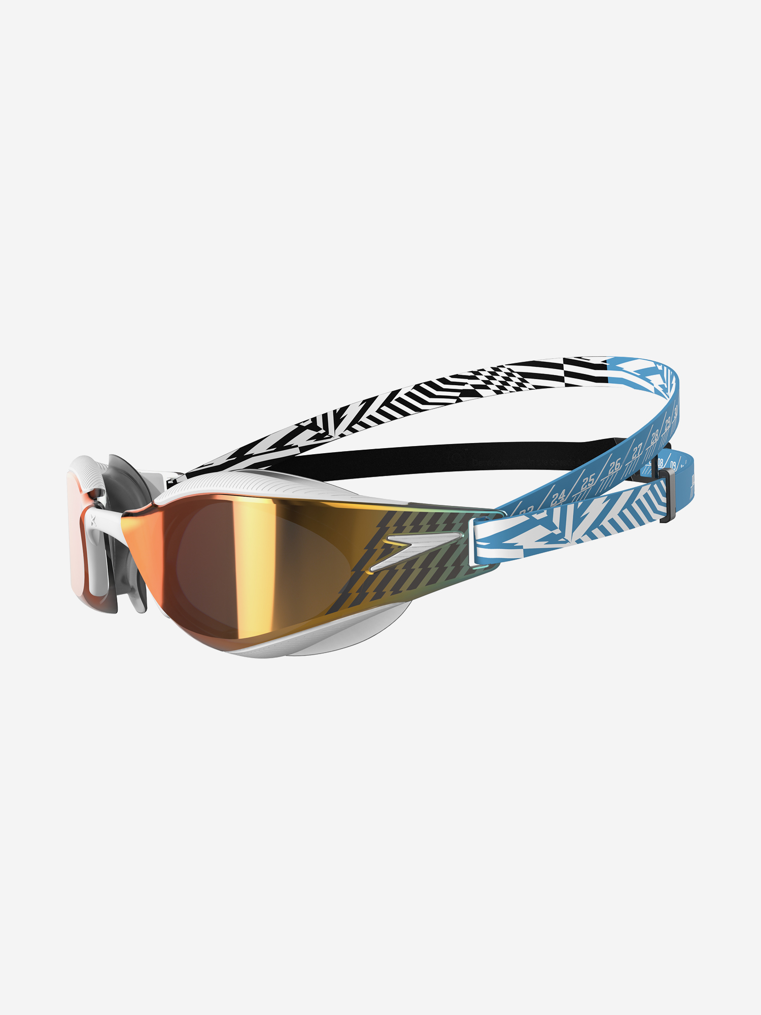 фото Очки для плавания speedo fastskin hyper elite mirror, золотой