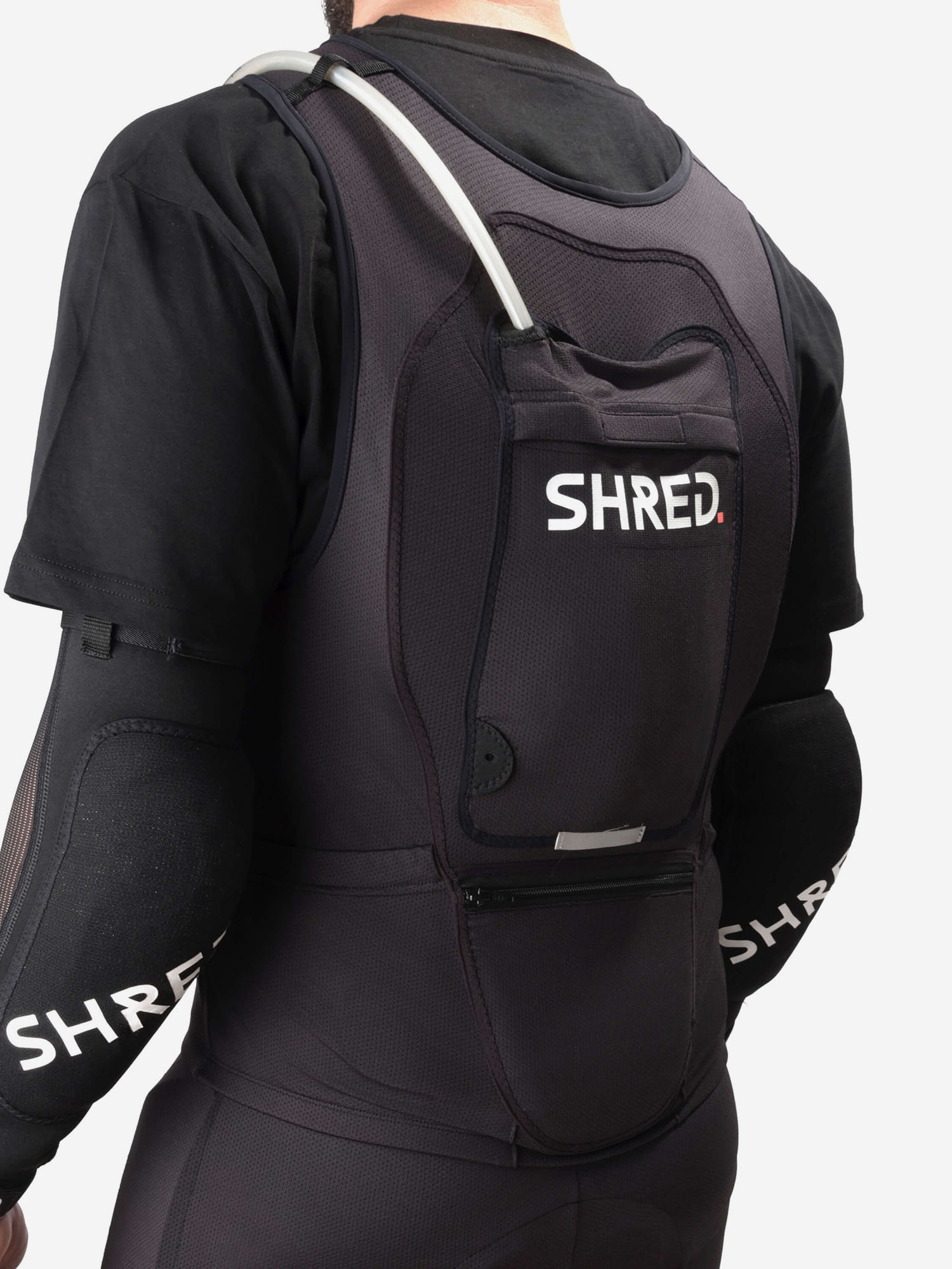 фото Жилет защитный shred flexi trail vest, черный