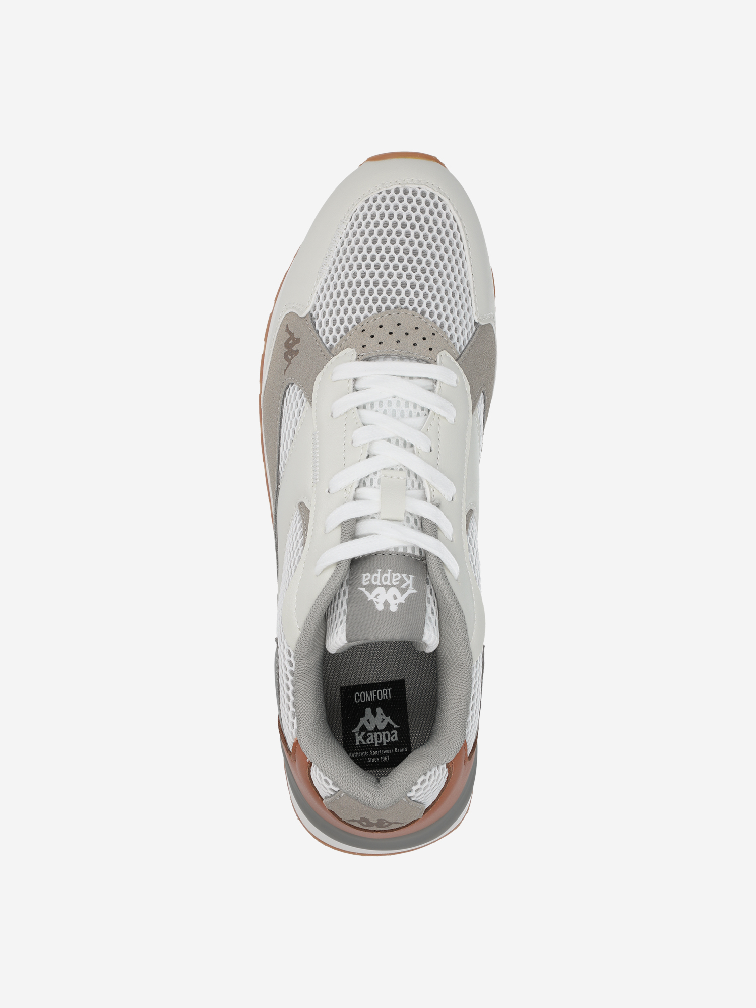 фото Кроссовки мужские kappa authentic nesta, белый