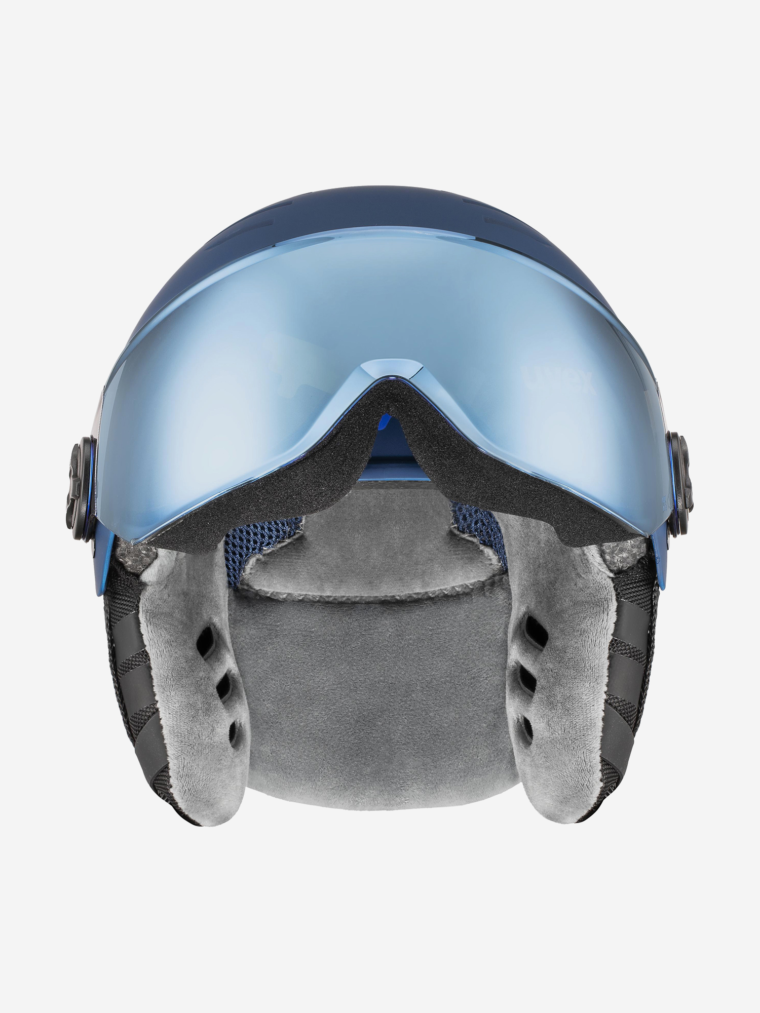 фото Шлем детский uvex rocket visor, синий