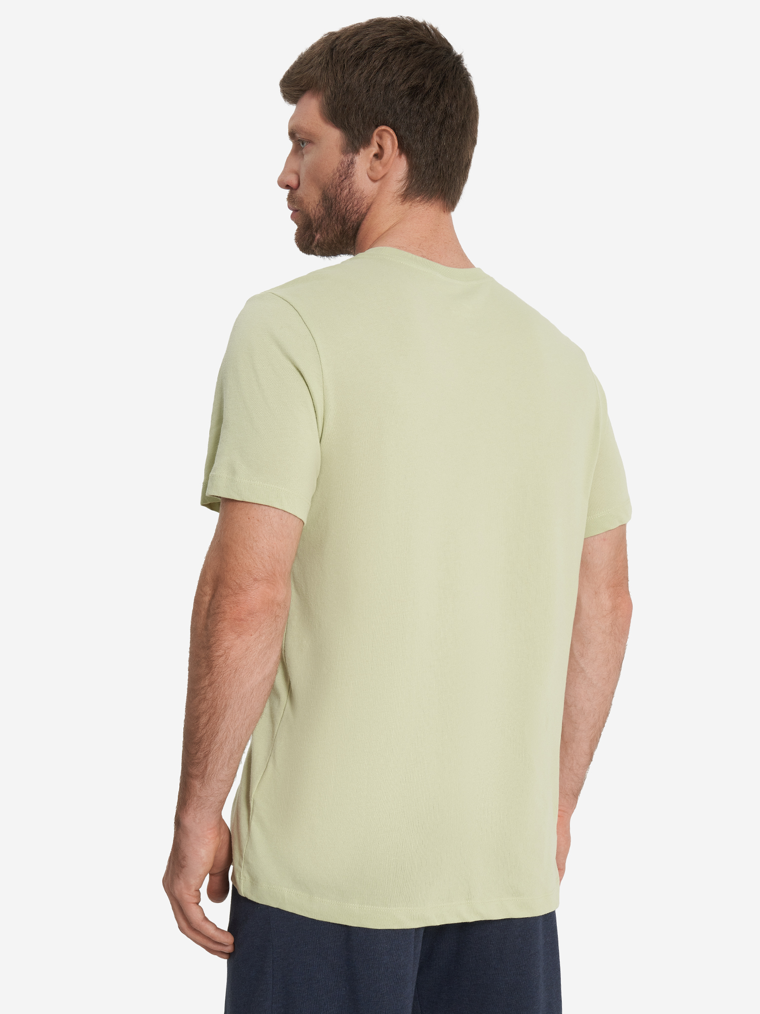 фото Футболка мужская nike crew solid, зеленый