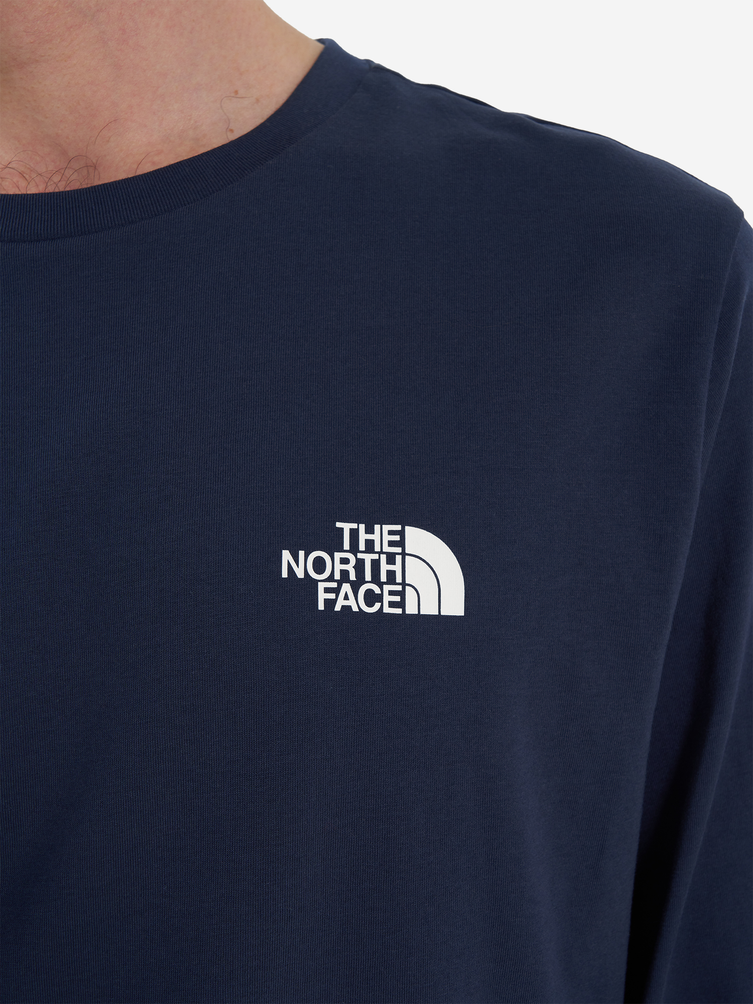 фото Лонгслив мужской the north face simple dome, синий