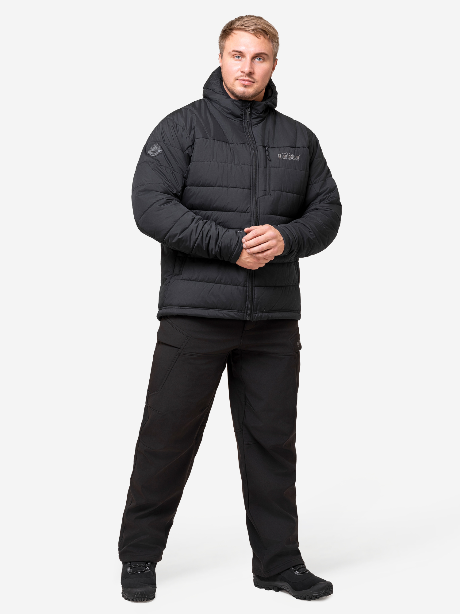 фото Куртка утепленная мужская remington black raven, черный