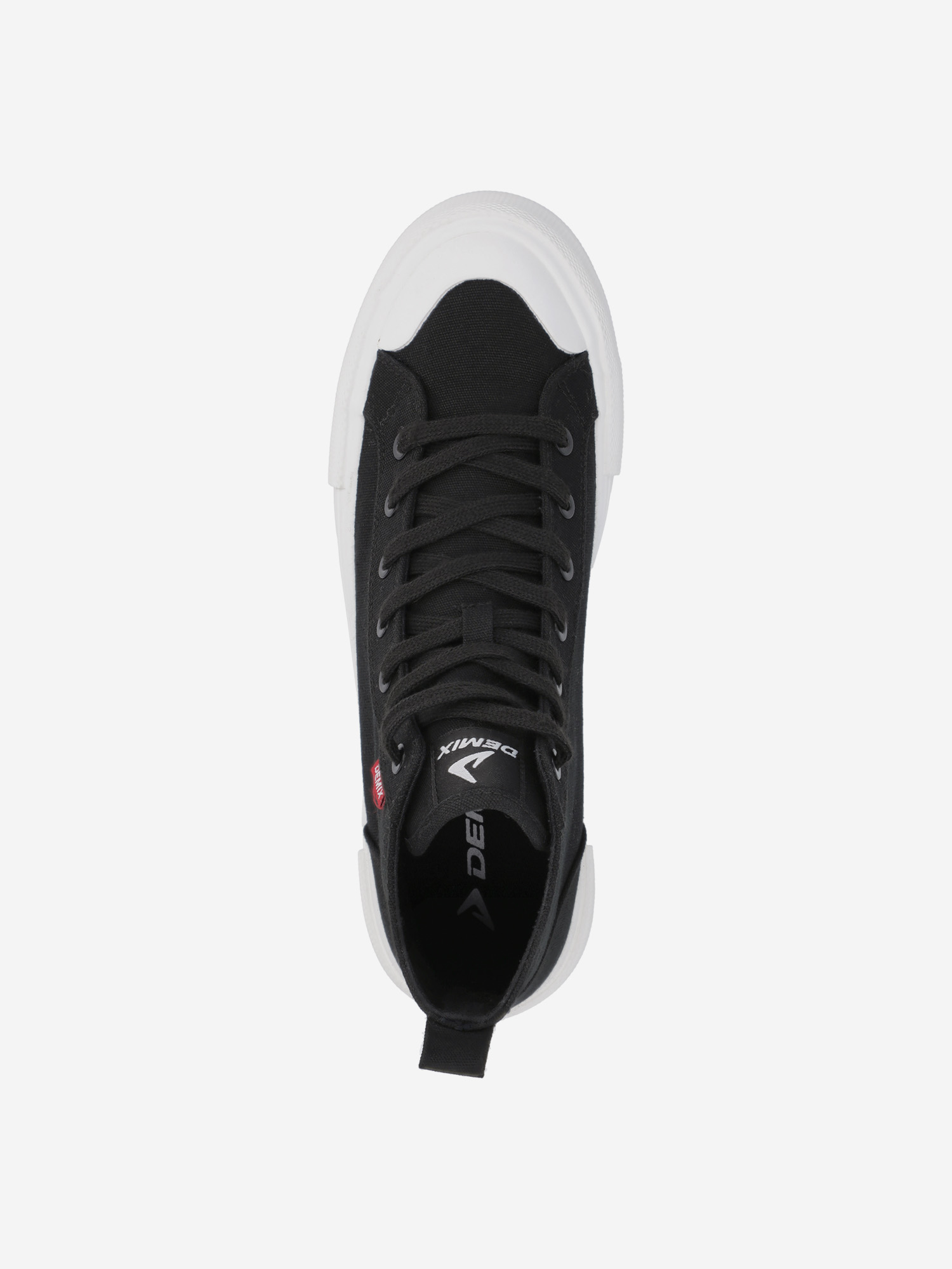фото Кеды женские demix compas canvas mid, черный