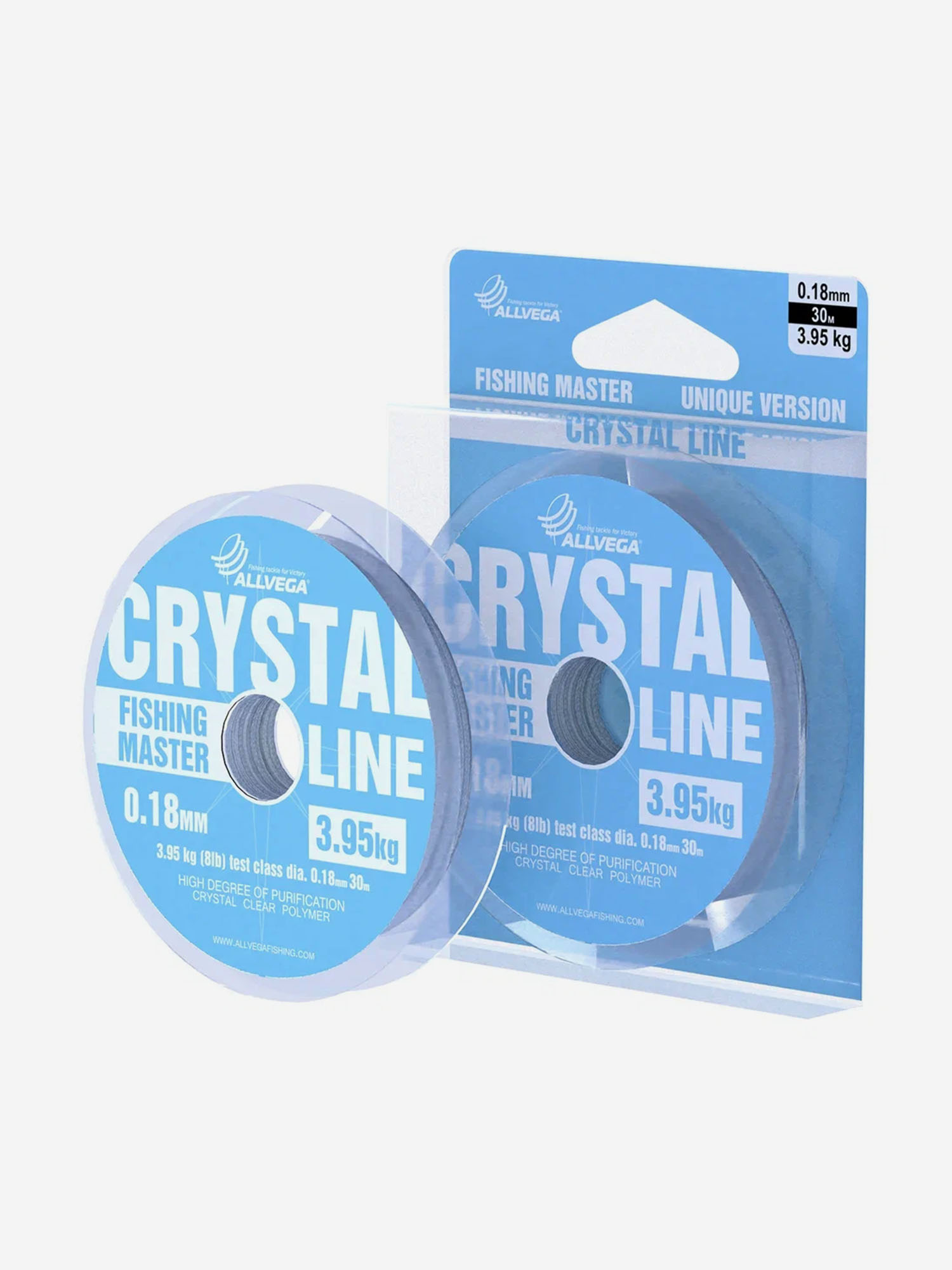 Леска монофильная ALLVEGA "Fishing Master" CRYSTAL 30м 0,18мм (3,95кг) NEW, Серый
Леска монофильная ALLVEGA "Fishing Master" CRYSTAL 30м 0,18мм (3,95кг) NEW, Серый