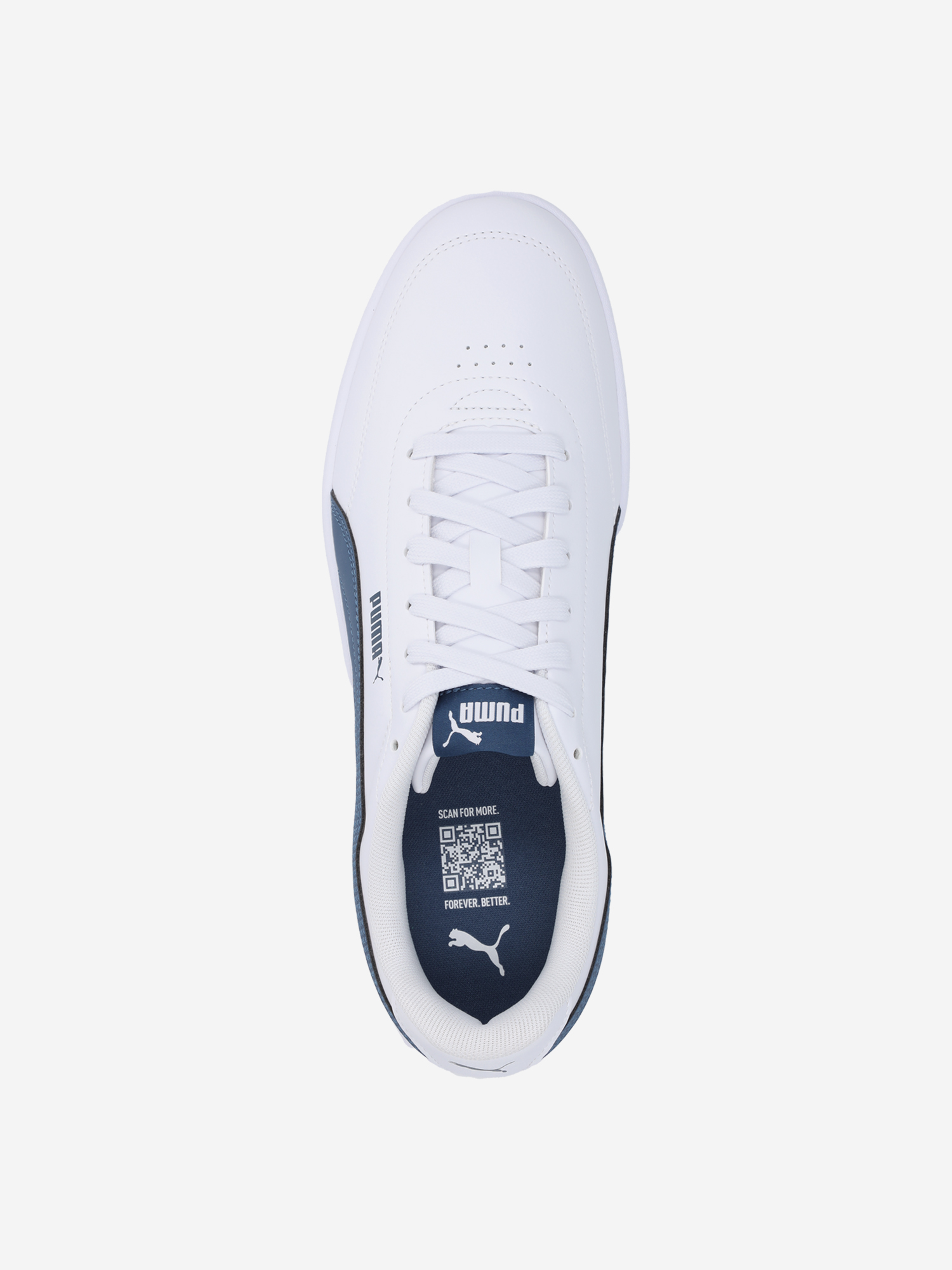 фото Кеды мужские puma court classic clean, белый