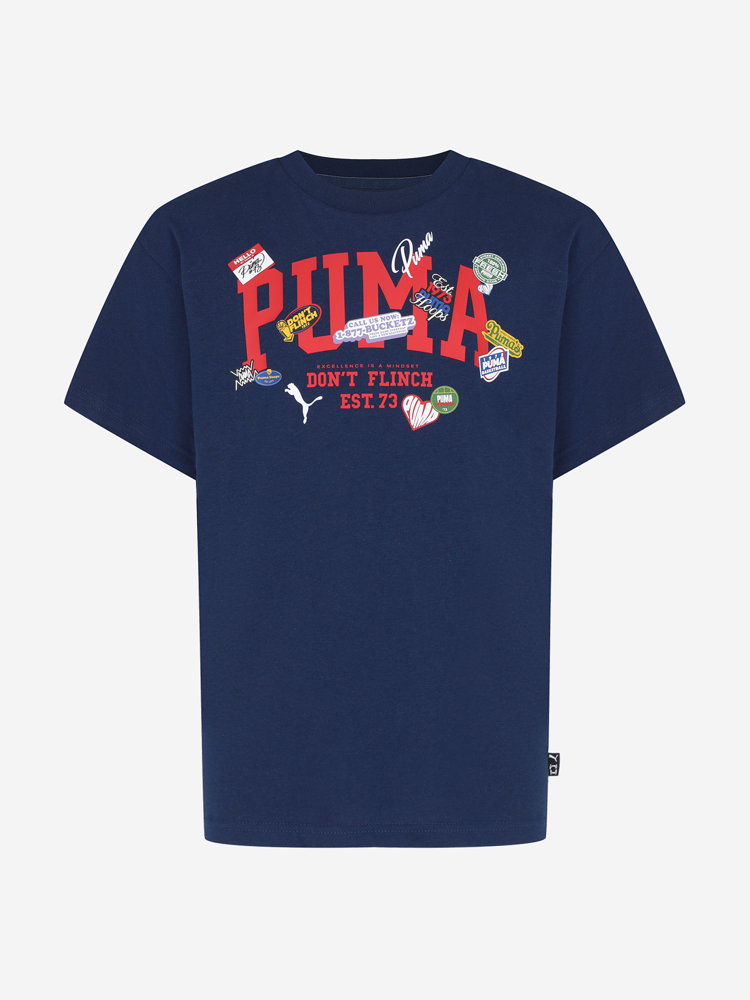 фото Футболка для мальчиков puma basketball hoopstellations, синий