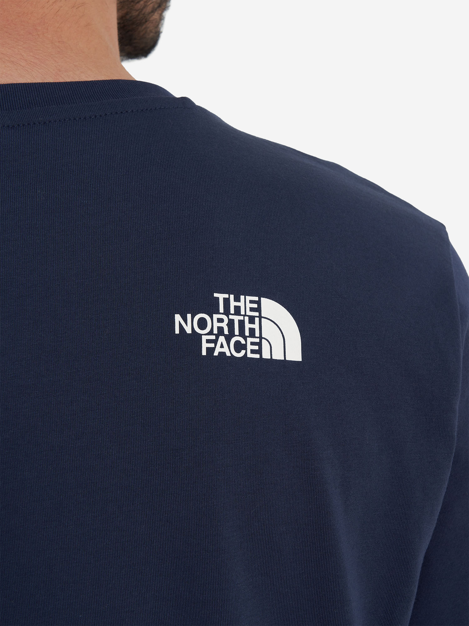 фото Лонгслив мужской the north face simple dome, синий
