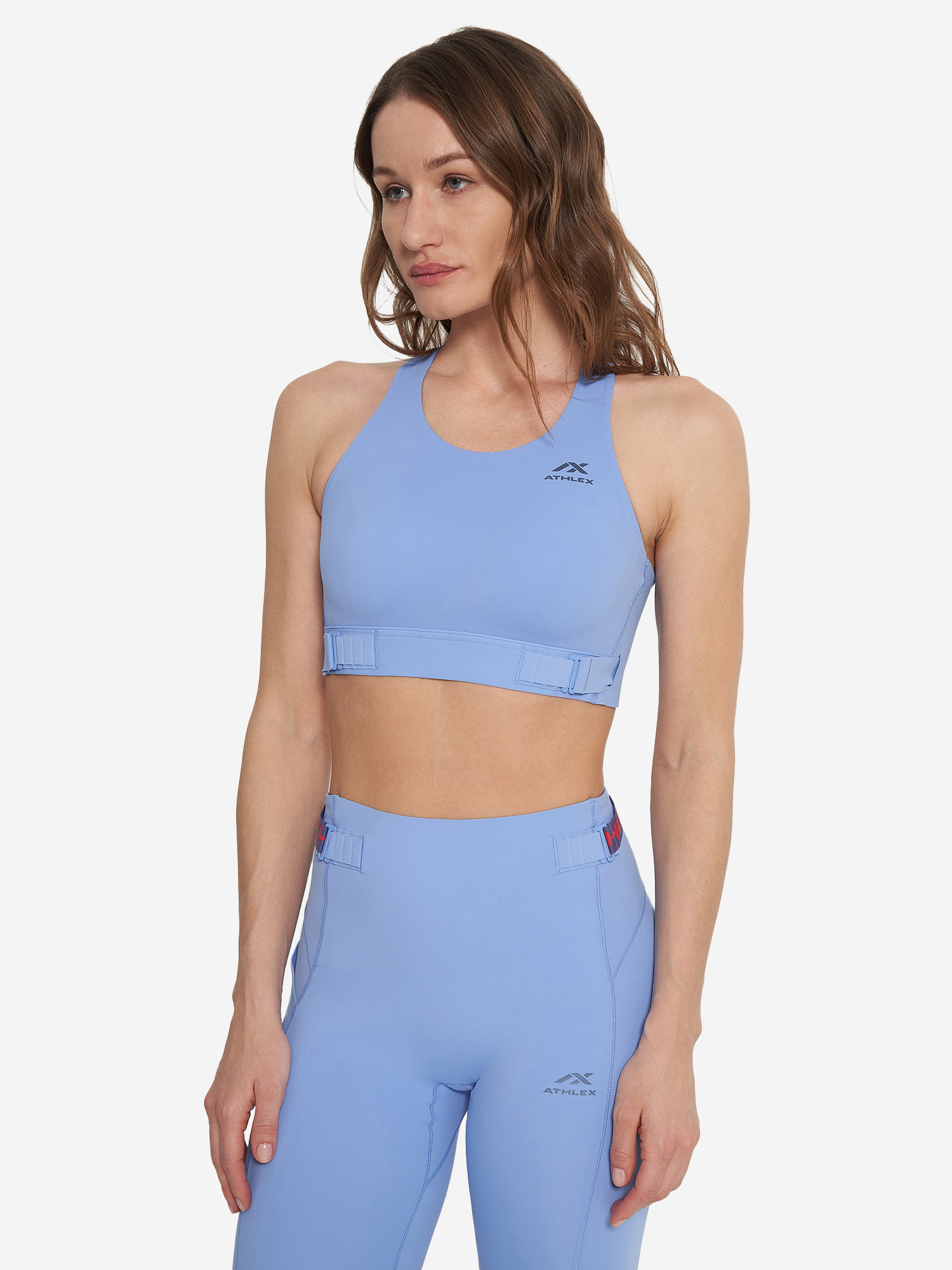 фото Топ бра спортивный athlex, голубой