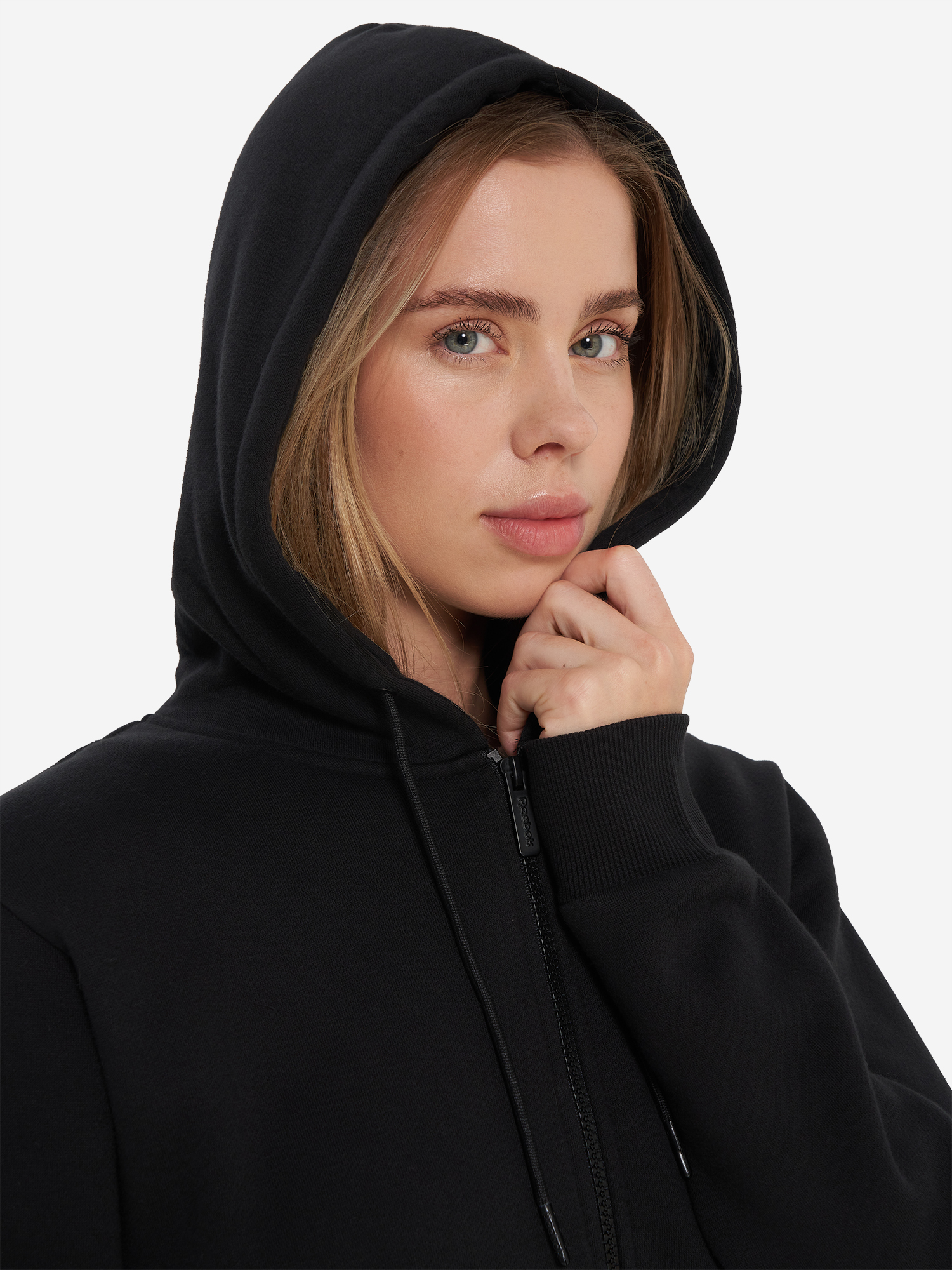фото Толстовка женская reebok viola, черный