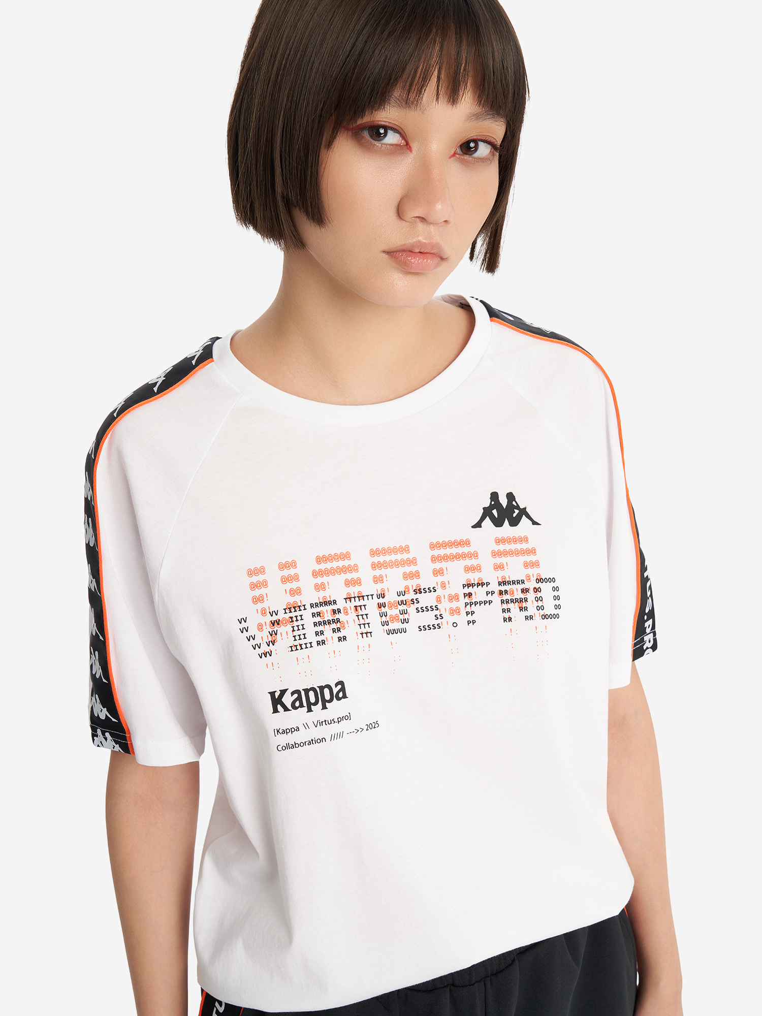 фото Футболка kappa x virtus.pro, белый