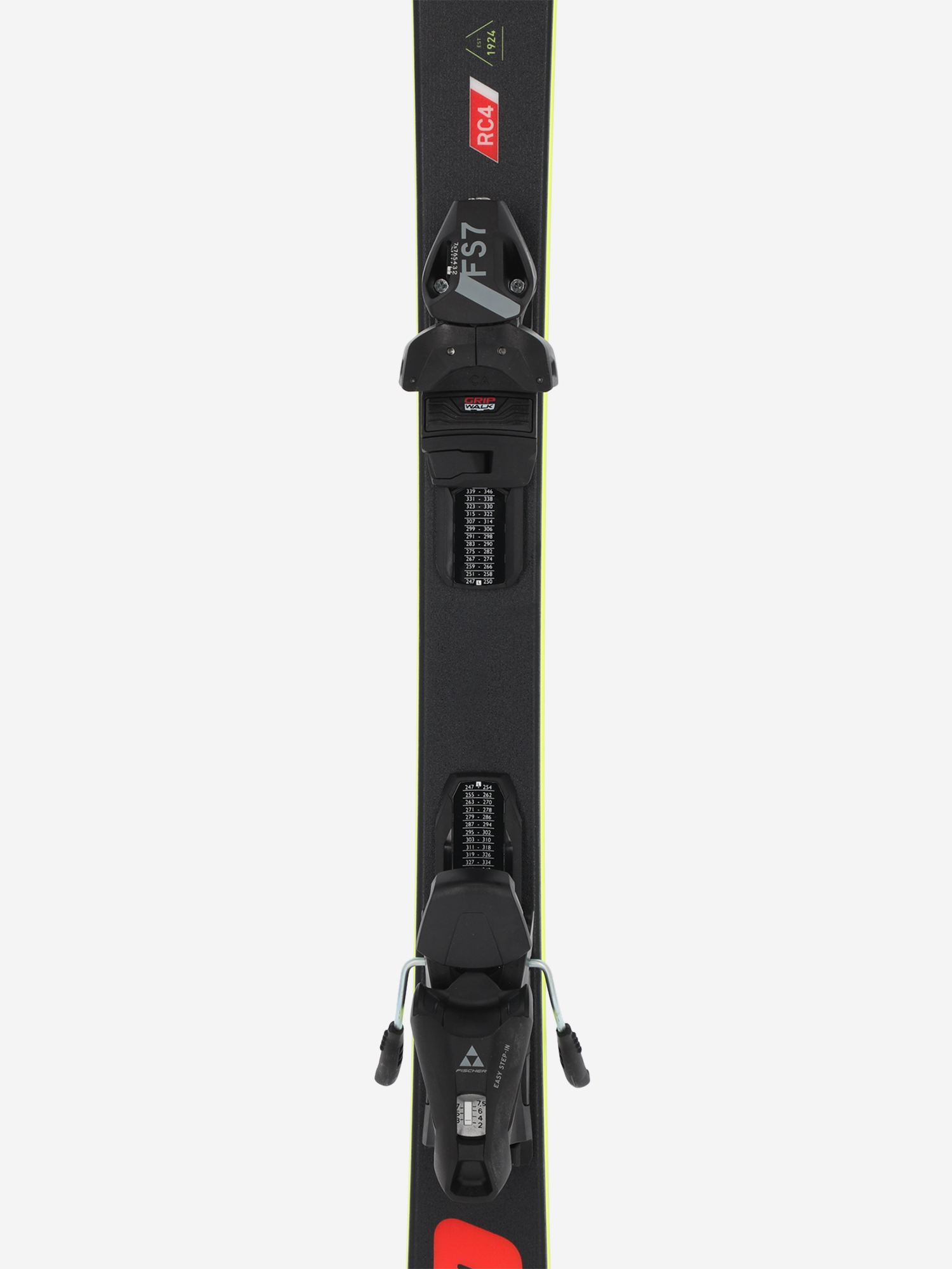 фото Горные лыжи детские fischer the curv pro + крепления fs 7, мультицвет