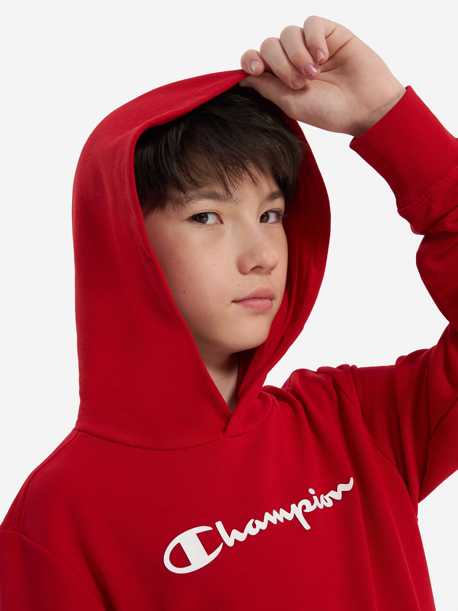 фото Худи для мальчиков champion, красный