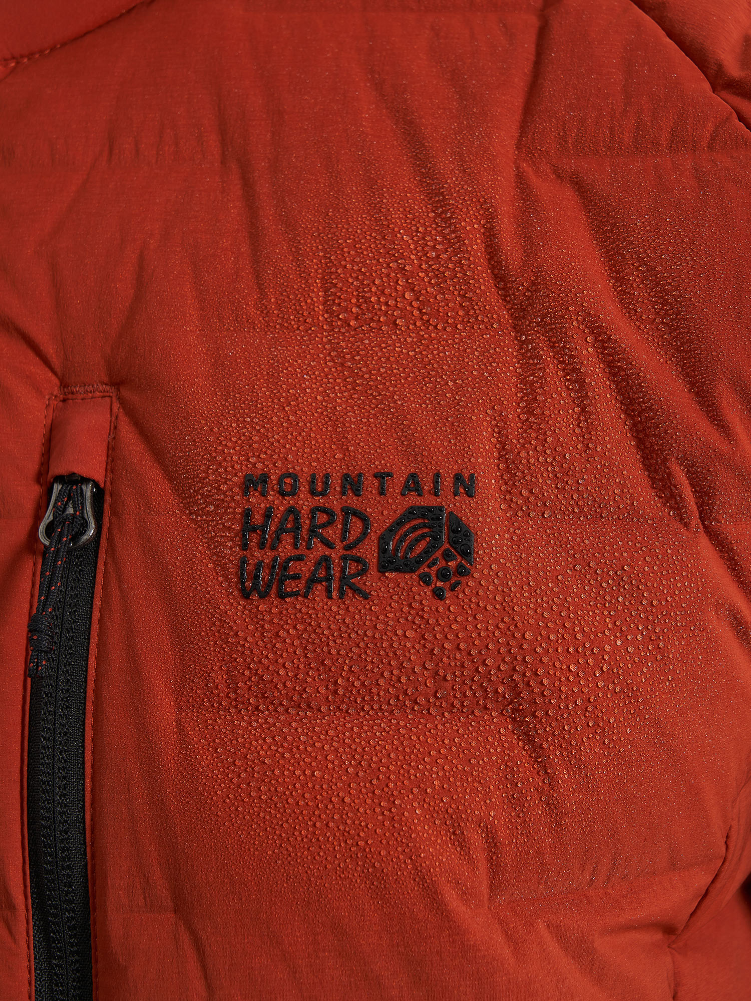 фото Пуховик мужской mountain hardwear stretchdown, оранжевый