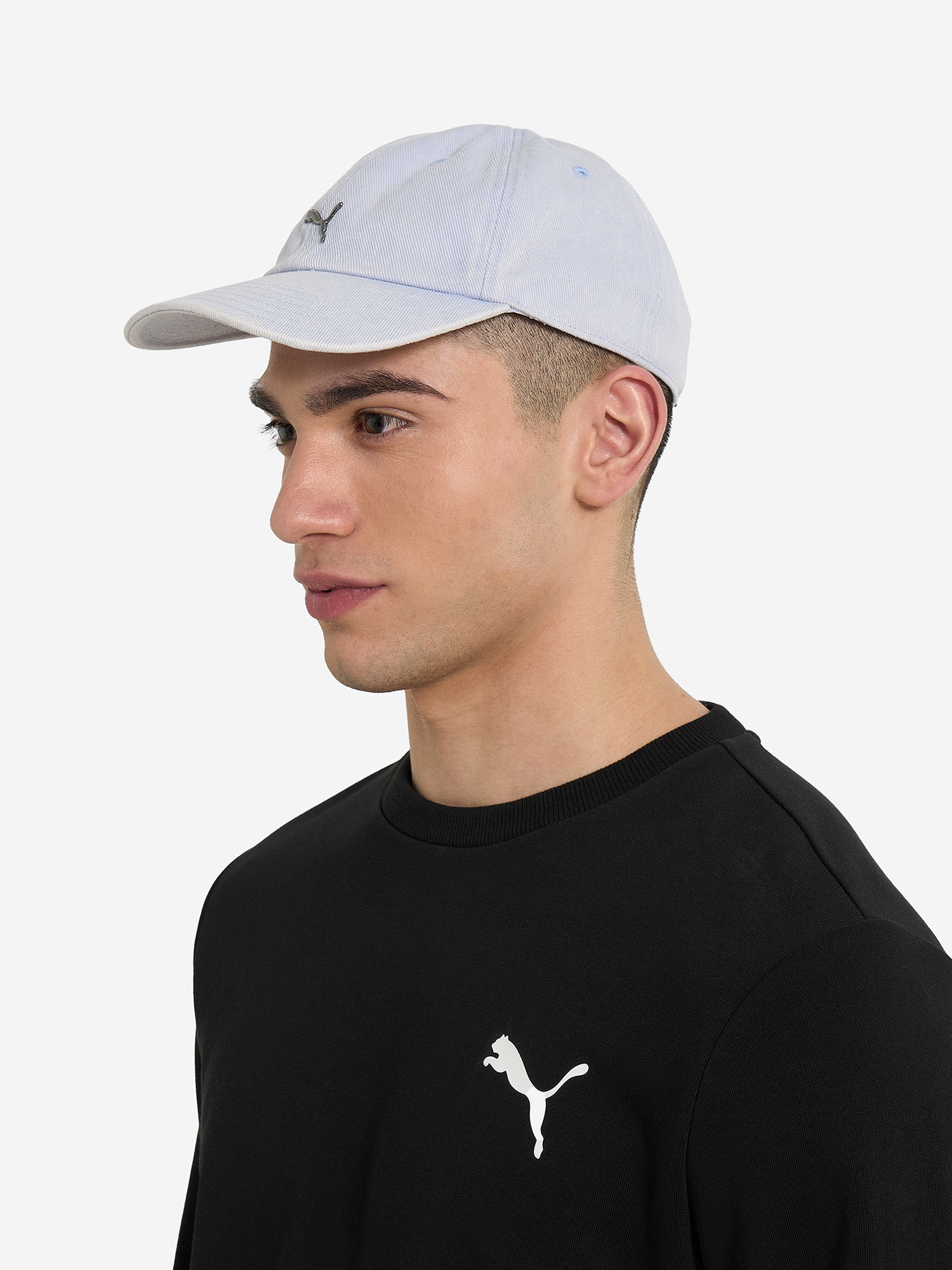 фото Бейсболка puma wardrobe ess metal, синий