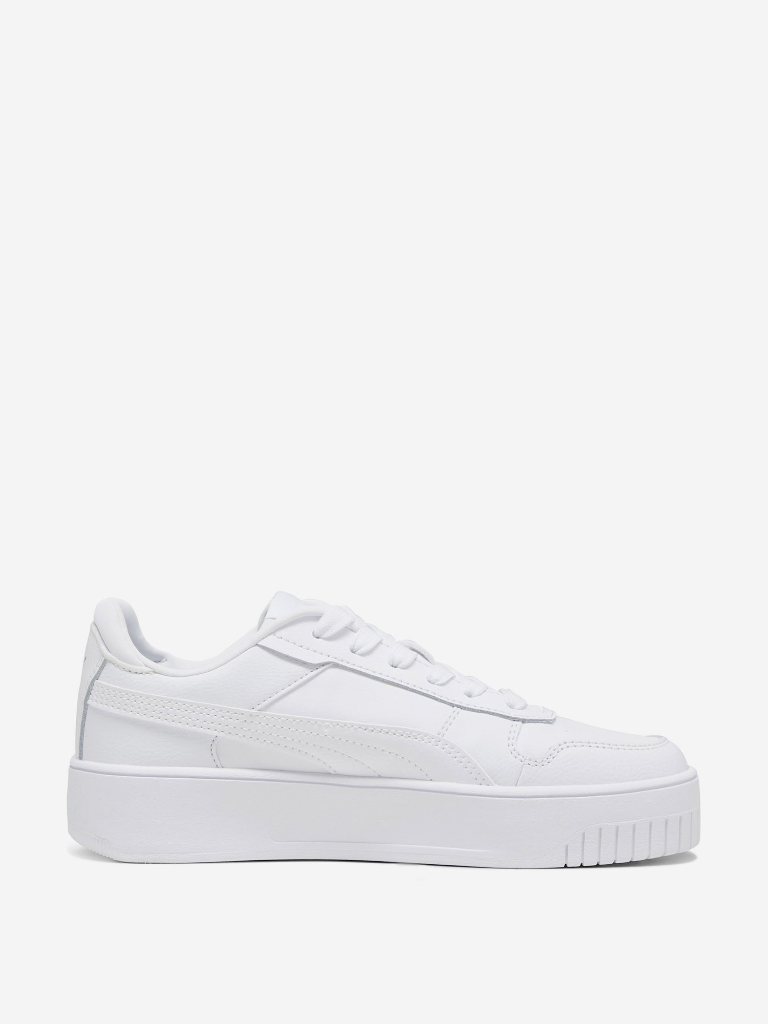 фото Кеды для девочек puma carina street jr, белый