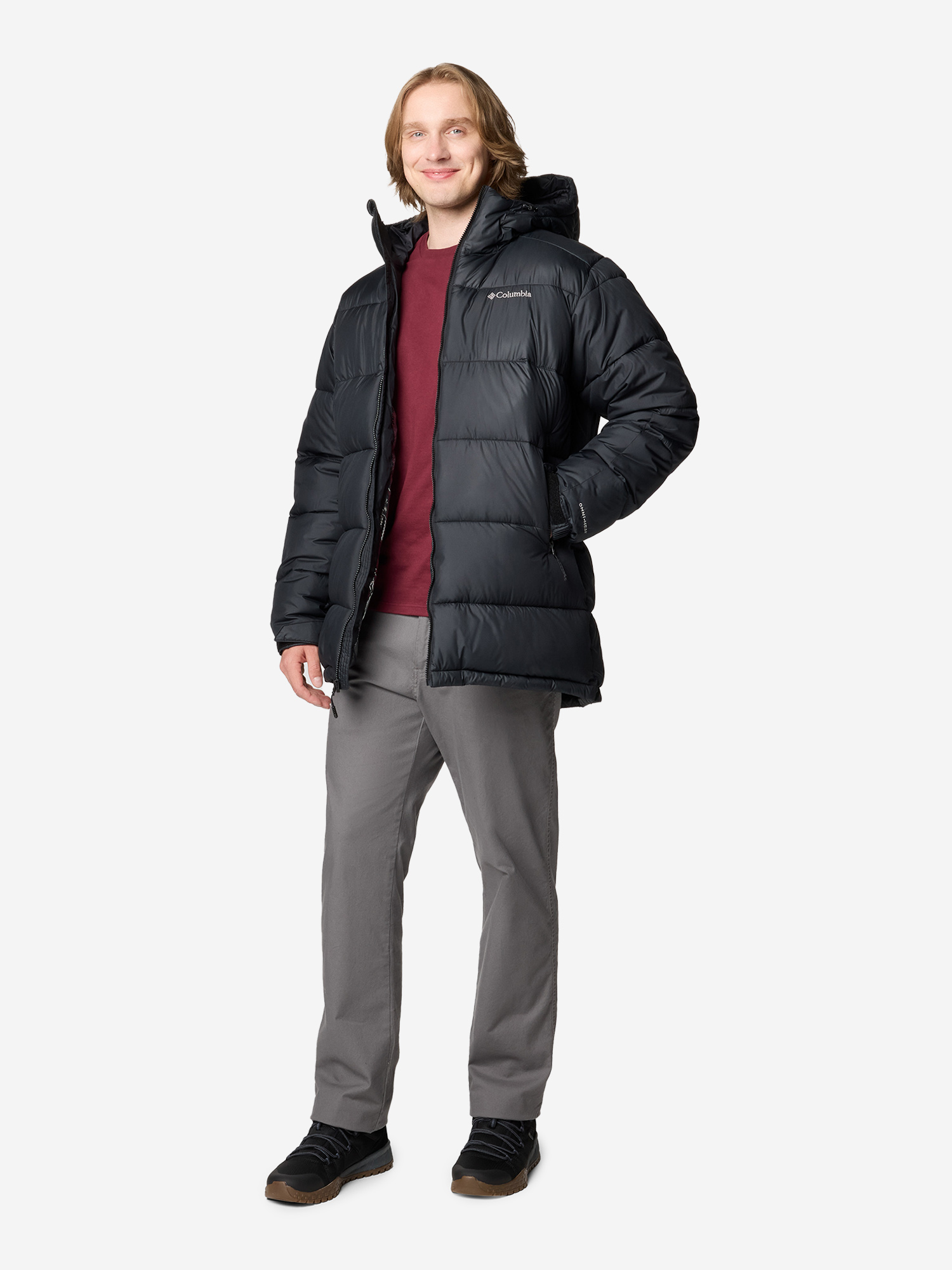 фото Куртка утепленная мужская columbia pike lake parka, черный