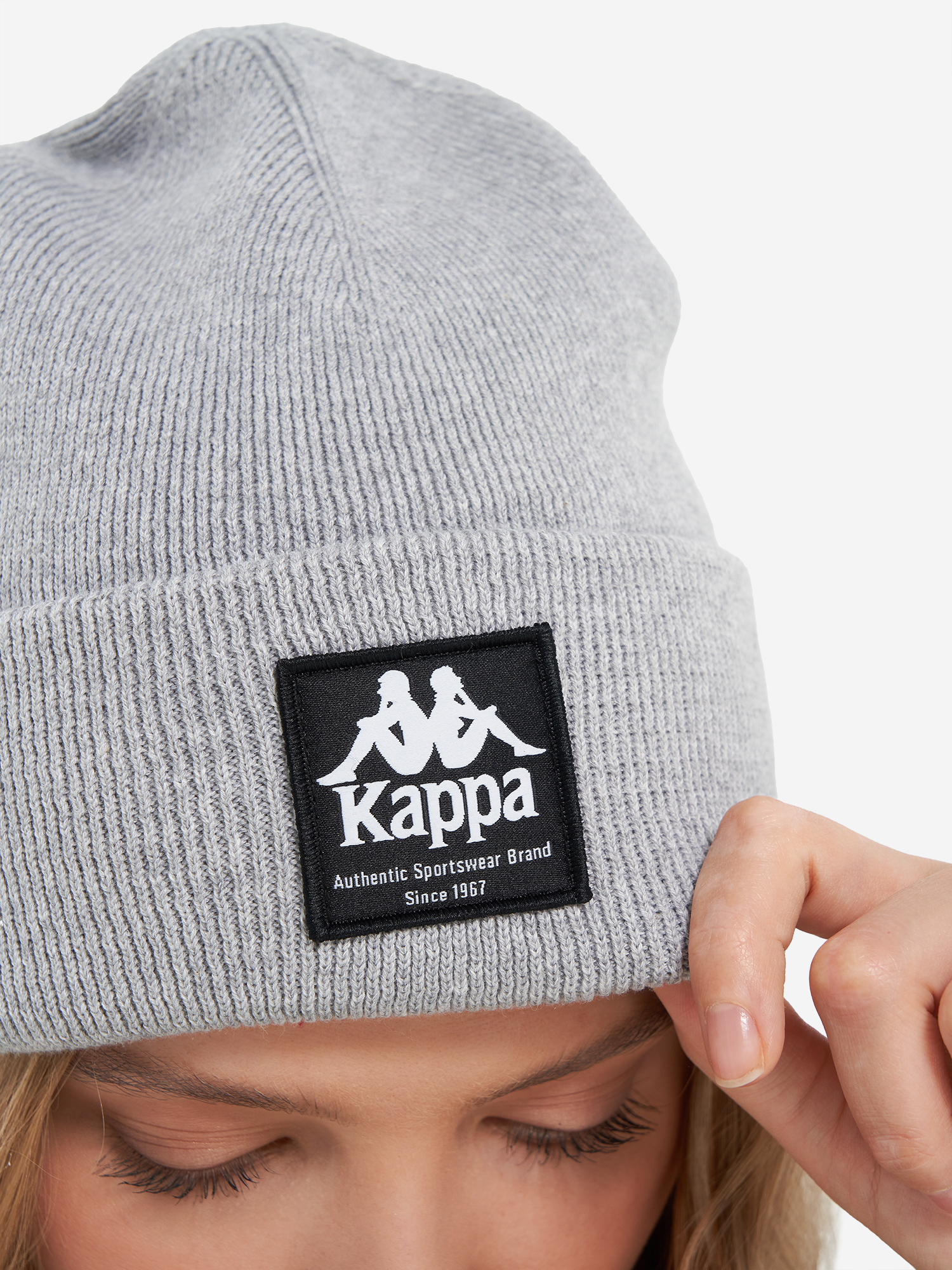 фото Шапка kappa, серый