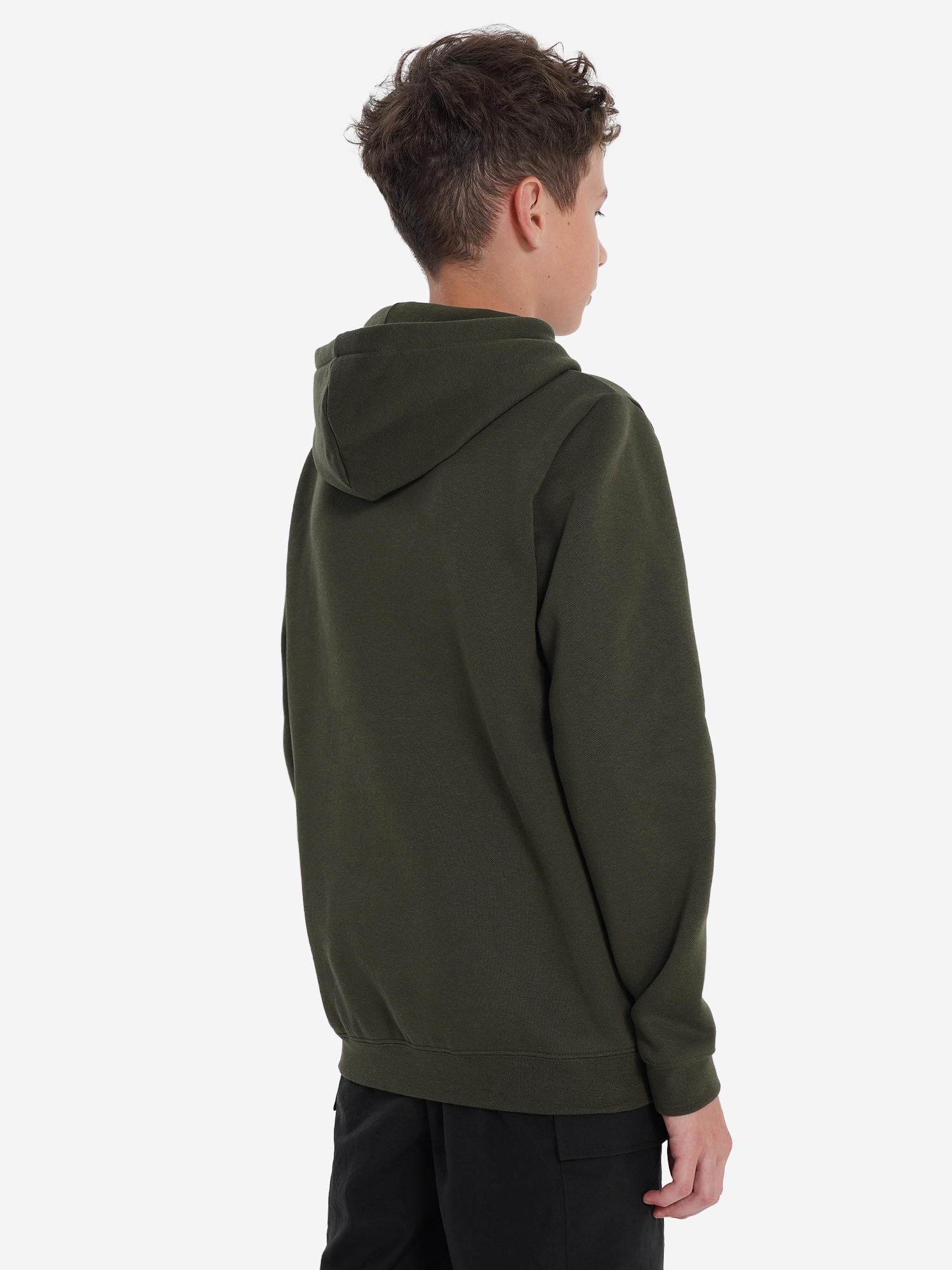 фото Худи для мальчиков puma ess block, зеленый