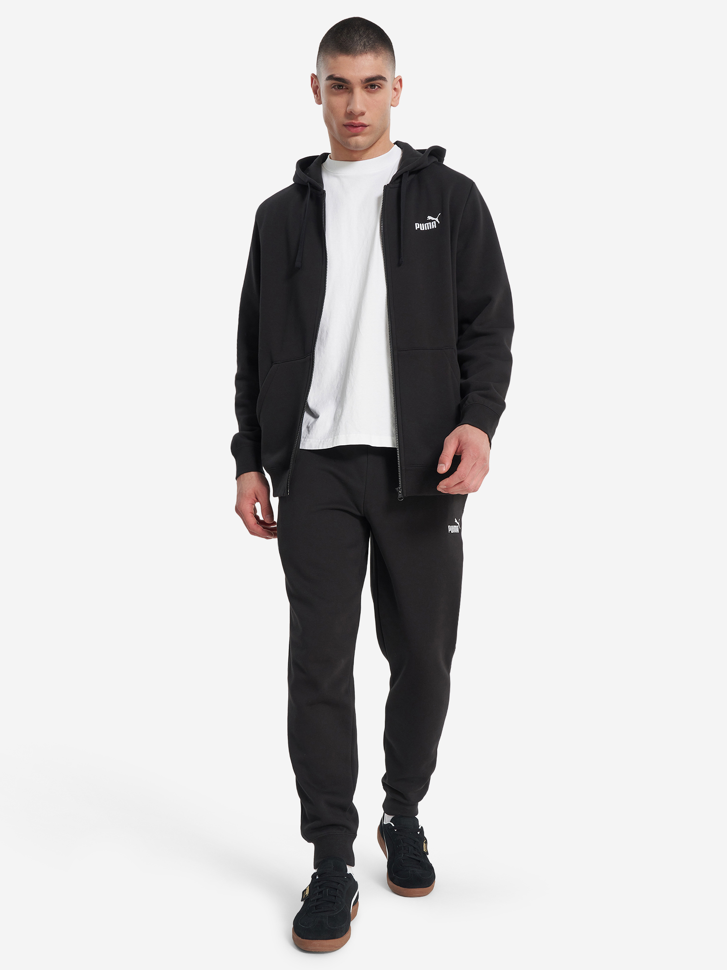 фото Толстовка мужская puma ess no. 1 logo, черный