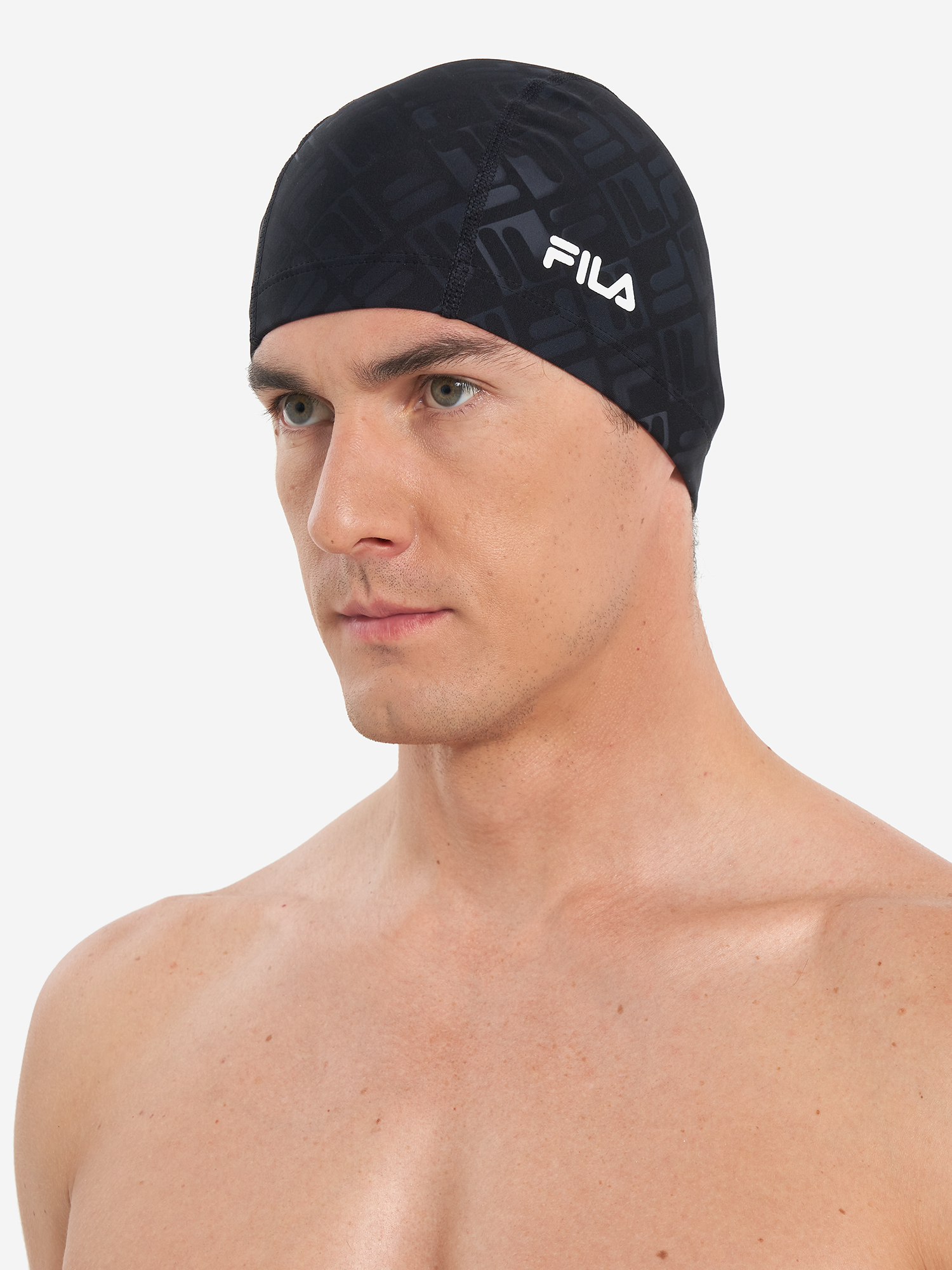 фото Шапочка для плавания fila, черный