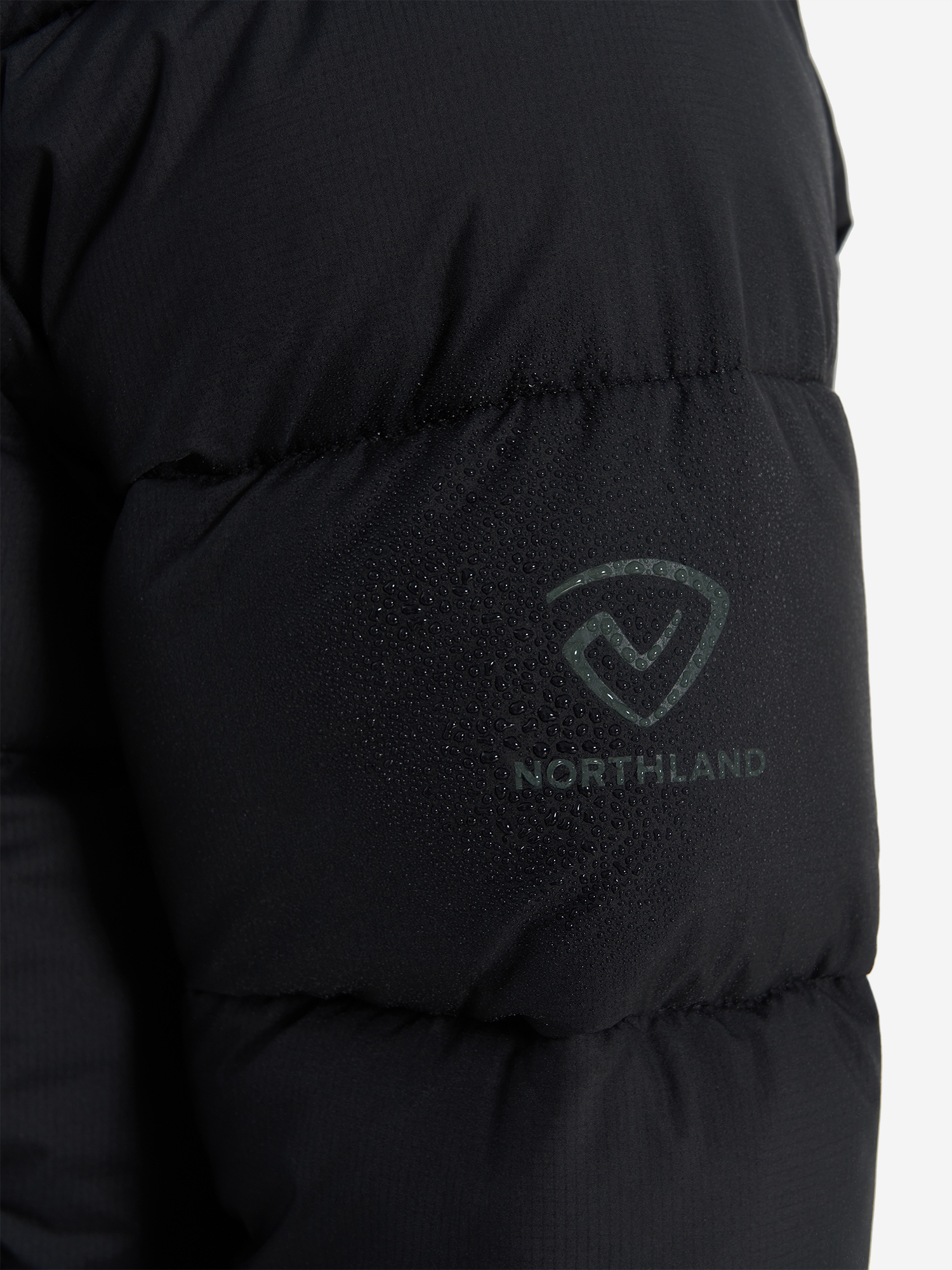 фото Пуховик женский northland, черный