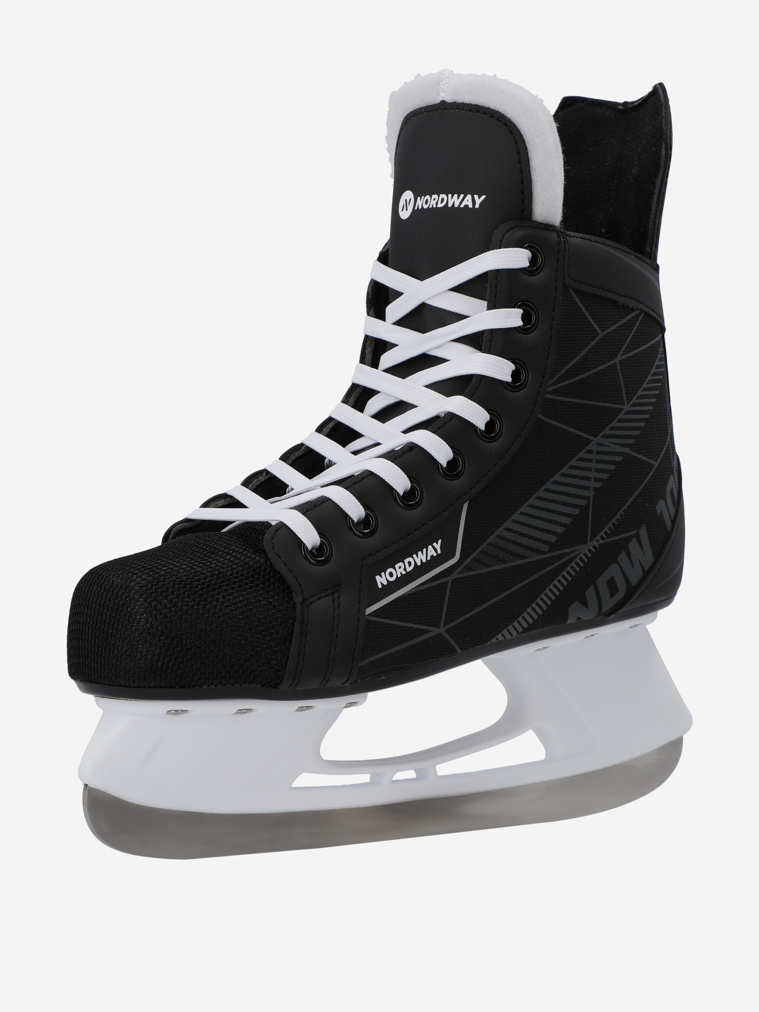 фото Коньки хоккейные детские nordway ndw 100 jr, черный