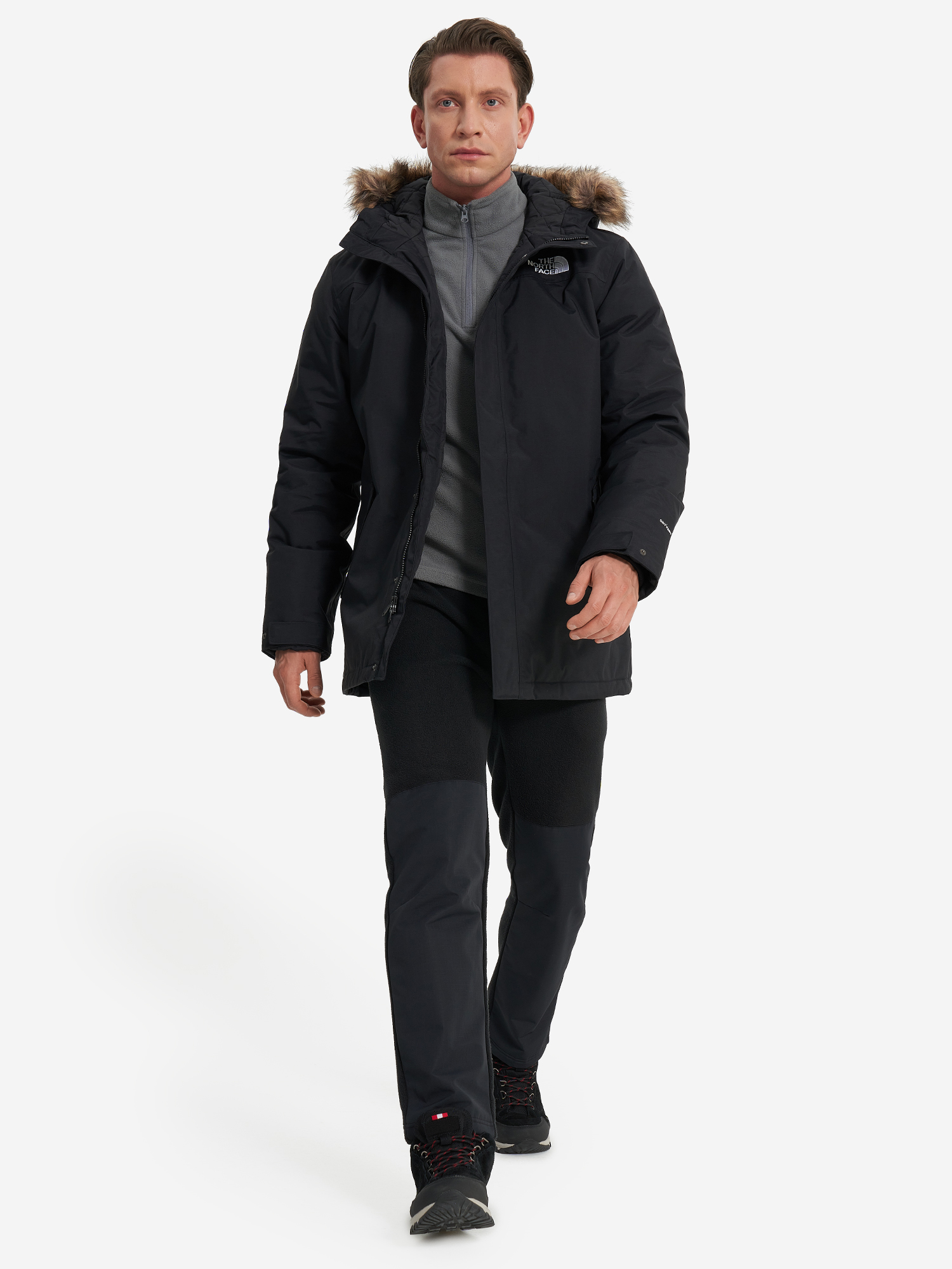 фото Куртка утепленная мужская the north face zaneck, черный
