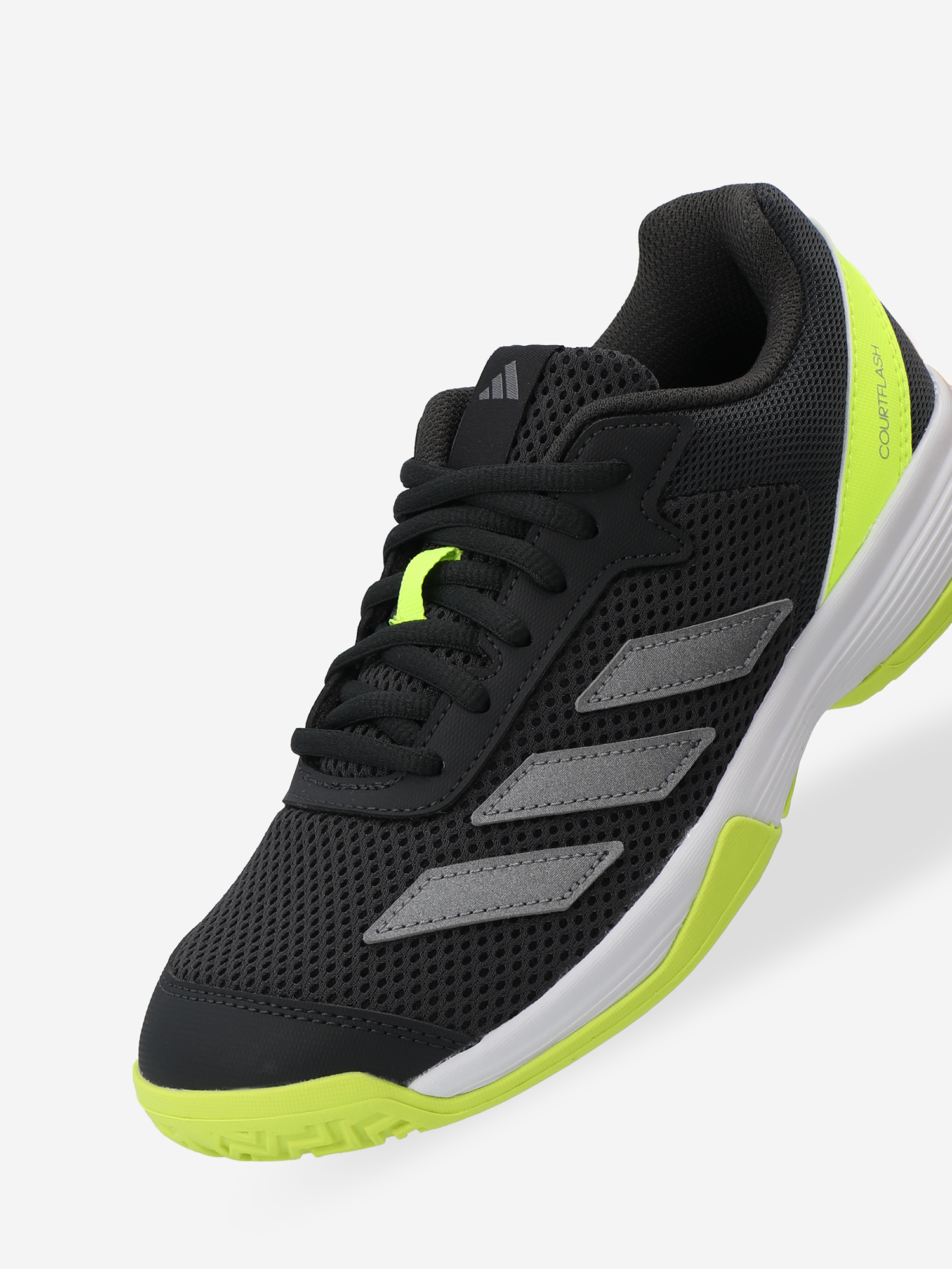 фото Кроссовки детские adidas courtflash k, черный